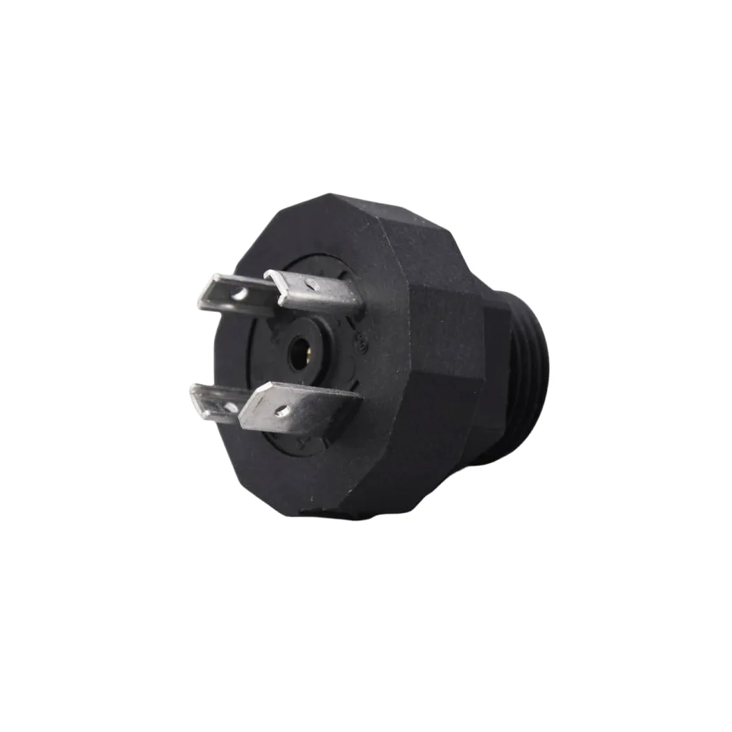 Wtyczka zaworu elektromagnetycznego serii GSP DIN 43650 typ A 3P+E 400 V 16 A męska czarna - kompatybilna z GSP 311/GSP 3 M20(5Pcs/set)