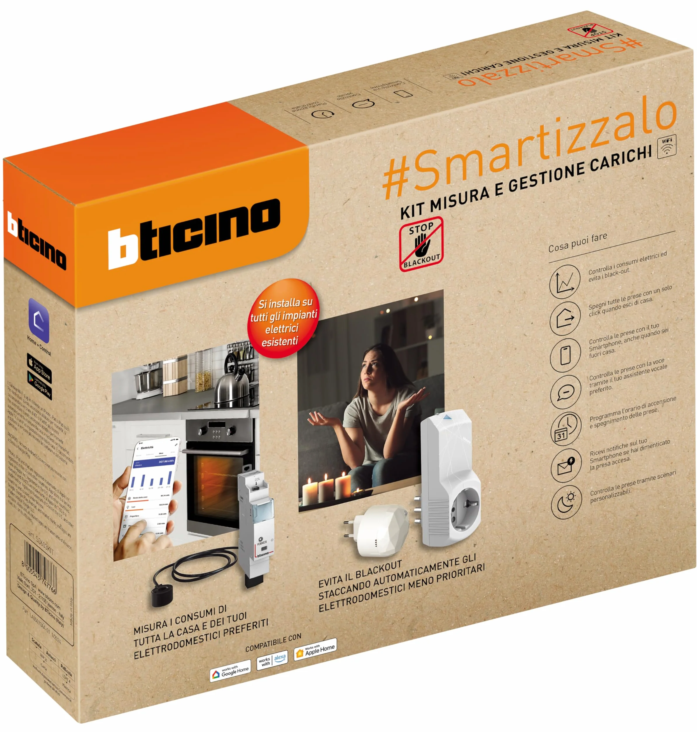 Bticino Zestaw Smart Home, biały