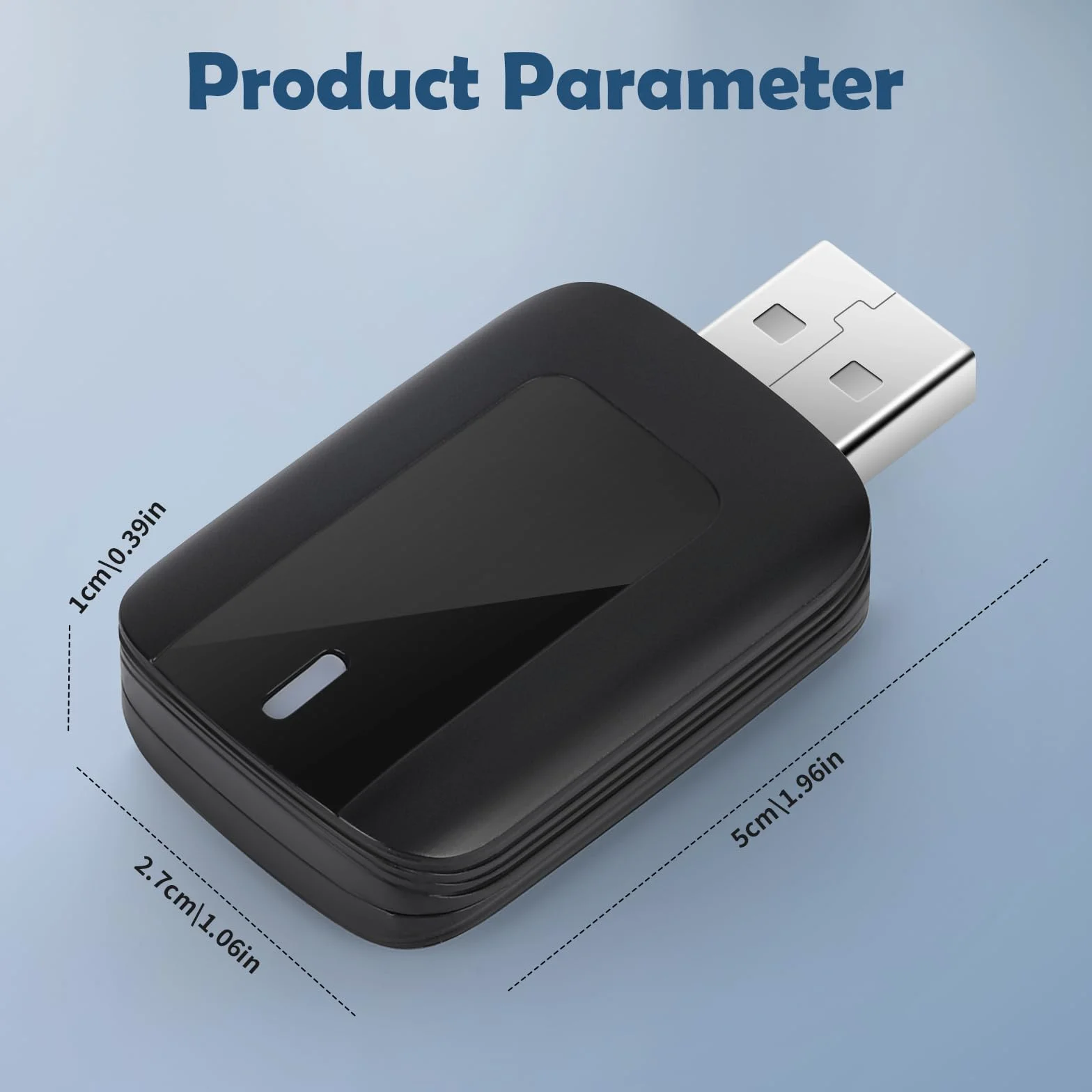 Euakee Android Auto & I-O-S CarPlay bezprzewodowy adapter, Plug & Play 5 GHz WiFi Wireless CarPlay Dongle, łatwy do aktualizacji, przewodowy samochód Play to Wireless Fits Cars 2015+ (BT5.0/WiFi2.4G)