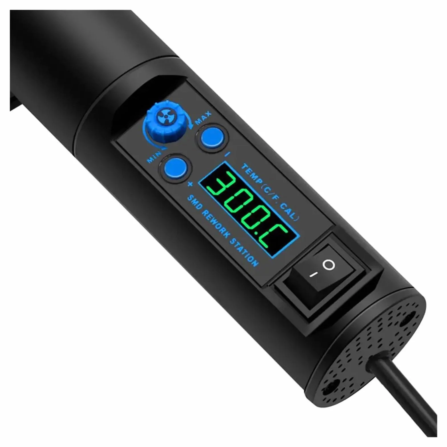 Opalarka Micro Hot Wiatrówka LCD Rozlutowywanie Lutownica Stacja Lutownicza SMD Opalarka Do Narzędzia Do Naprawy Spawania Do obkurczania PCV, rękodzieła, usuwania farby, fo(Type A)