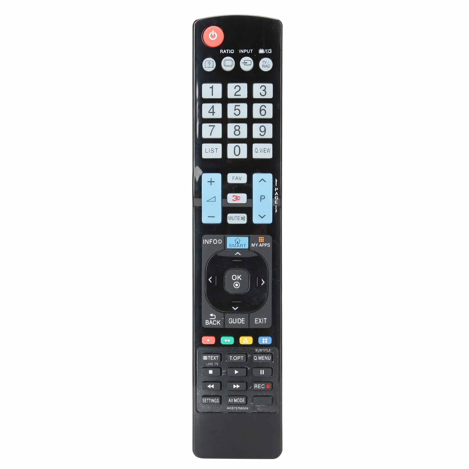 Pilot Zdalnego Sterowania do Telewizora aqxreight Akb73756504 Akb73756502 42la6620