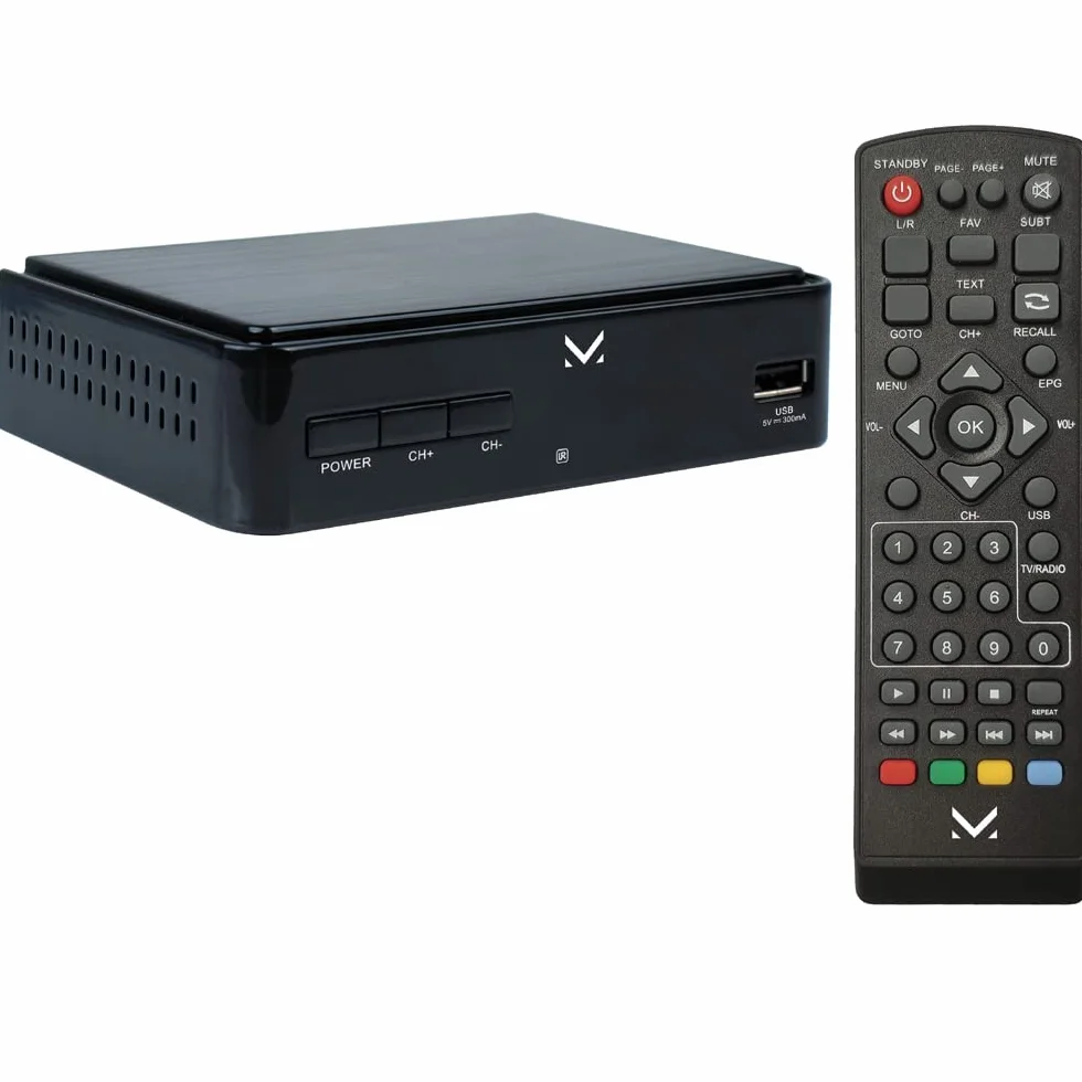Decoder Digitale (Dec-665Hd) Terrestre Dvd-T-T2 Hdmi Usb Hevc Main 10