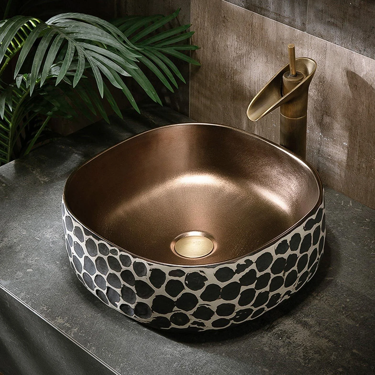 Umywalka Nablatowa Ceramiczna, Umywalka Nablatowa, Umywalka Nablatowa Z Odpływem Do Szafki Łazienkowej, Umywalka Nablatowa 16,9 X 5,9 Cala,A