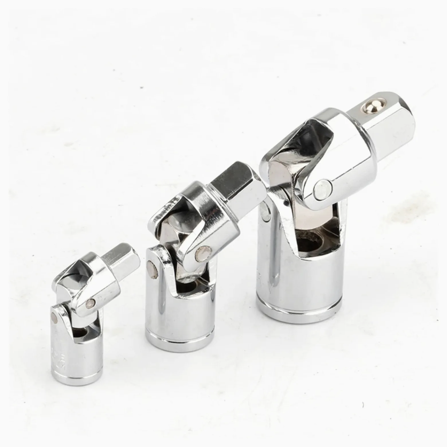 Zestaw uniwersalnych przegubów, adapter klucza nasadowego z grzechotką 1/4" 3/8" 1/2" Adapter prętowy Ex, stalowy uchwyt wiertarski