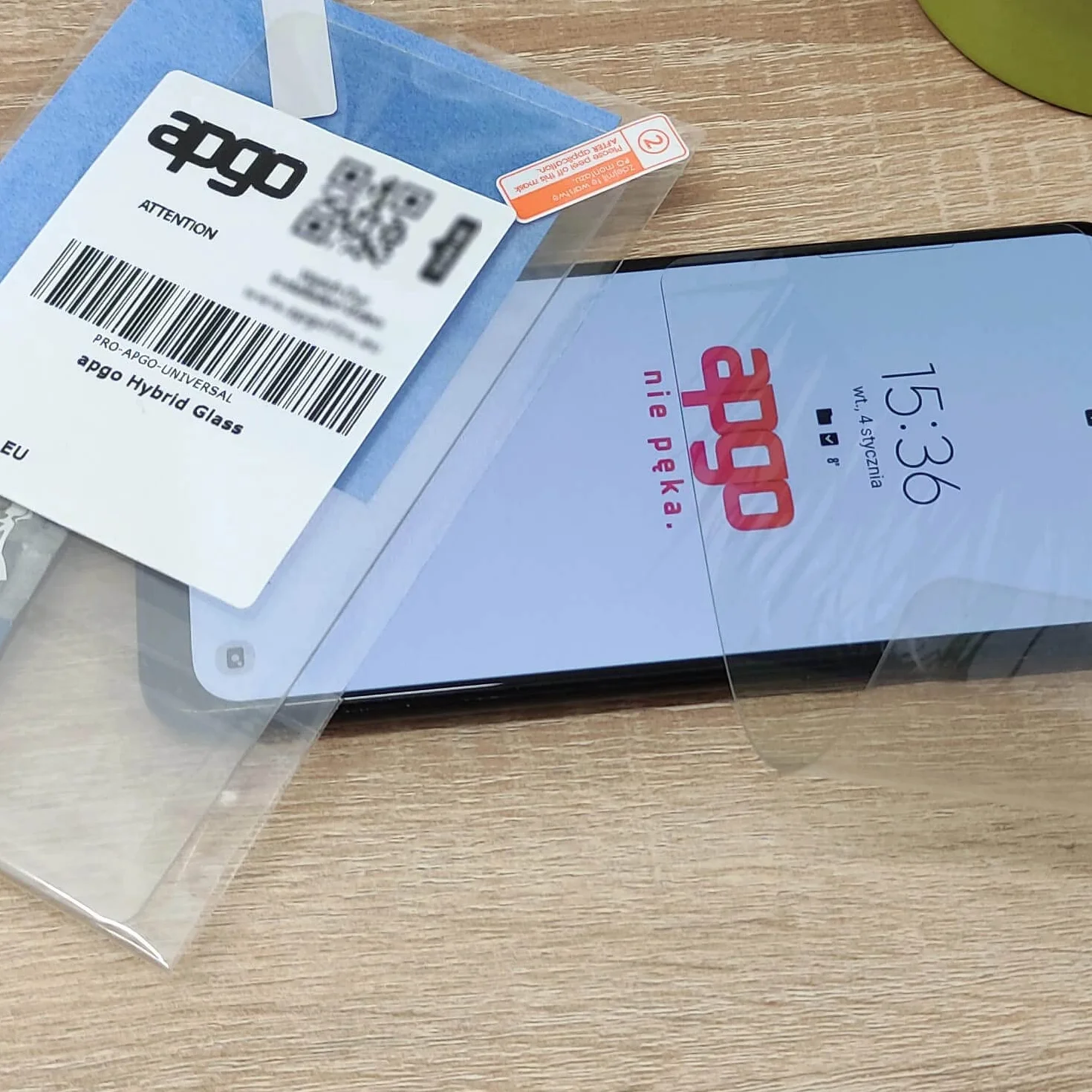 apgo Hybrid Glass Screen Protector do Bosch Kiox 400c, szkło hybrydowe
