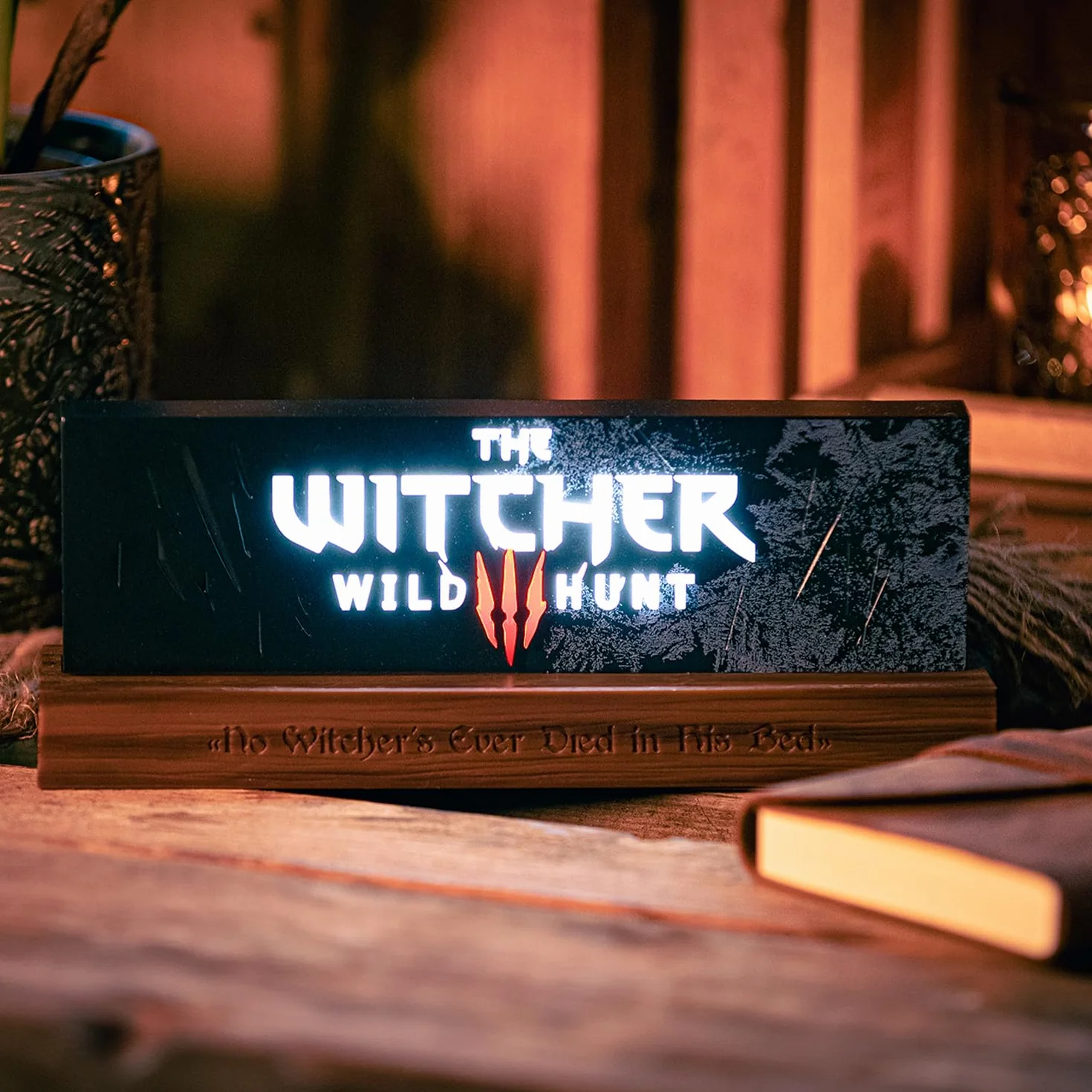LAMPE LED WITCHER WILD HUNT
