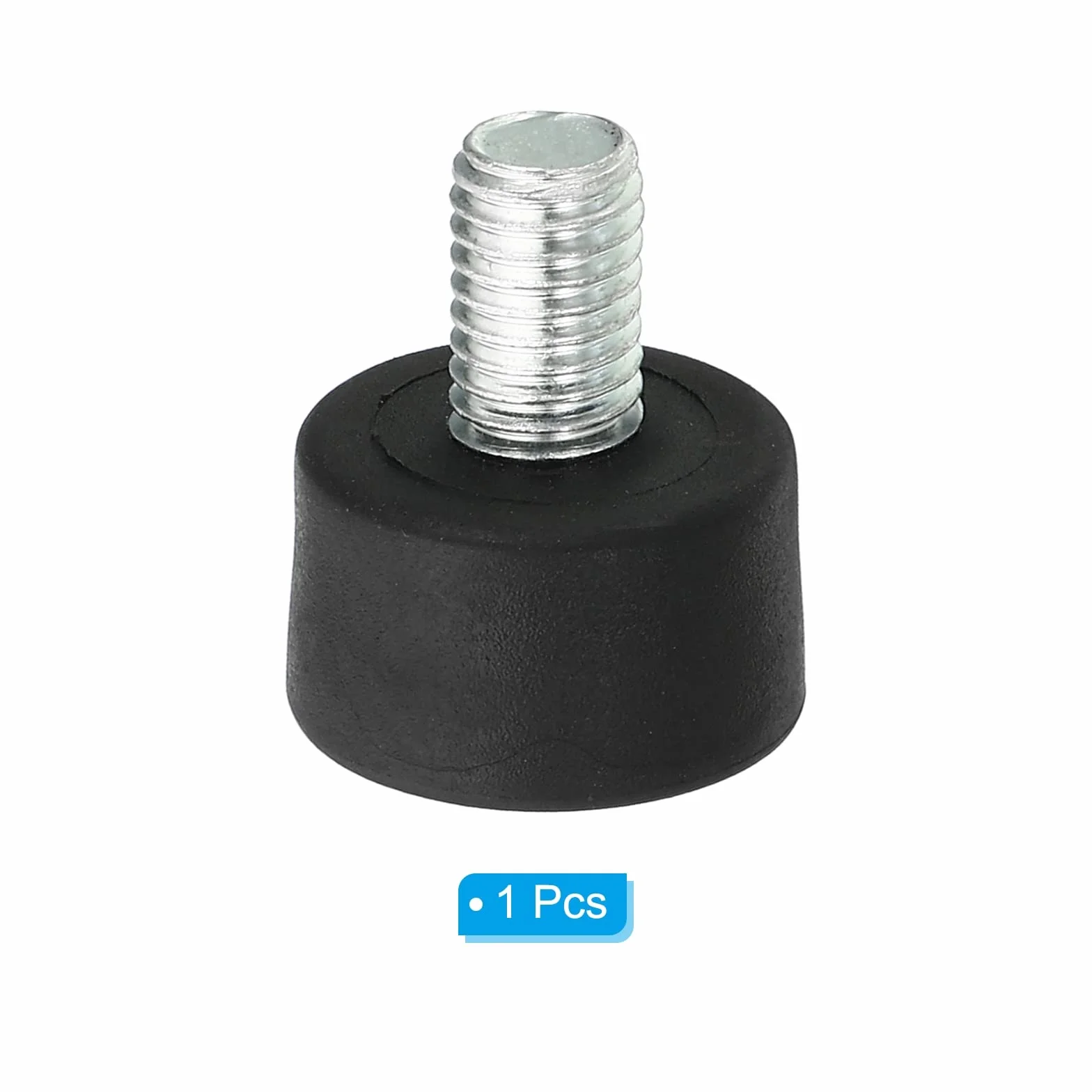 PATIKIL Uniwersalne gumowe nóżki statywu M8 x 2,8 cm, antypoślizgowe części zamienne do statywów aparatu, monopod, czarne