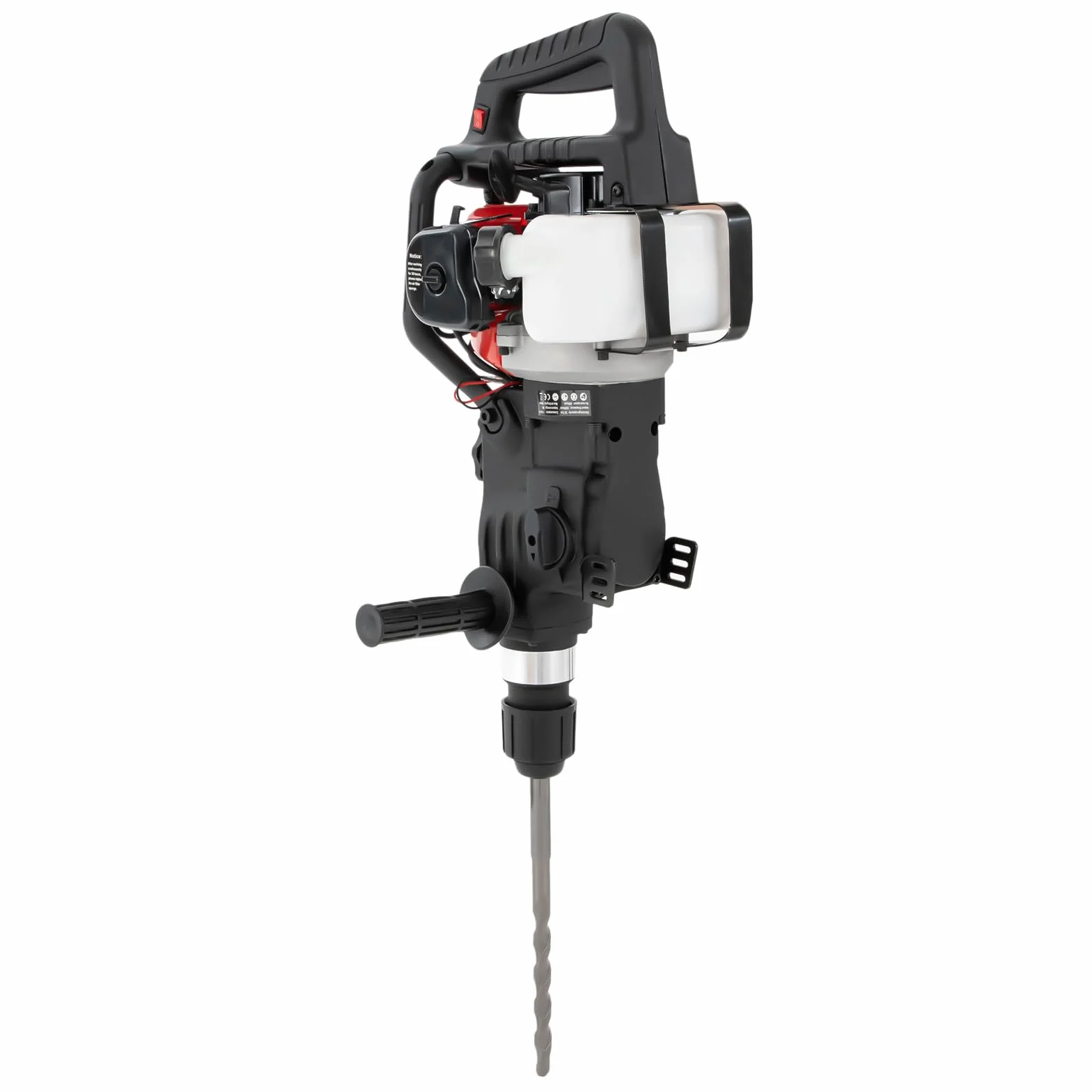 2-suwowy młot udarowy do betonu, 1000 W, 450 obr./min, 33 cm³, zestaw młota do betonu z 3 wiertłami, częstotliwość uderzenia 2300-4000 bpm, łamacz do betonu z dłutem punktowym i dłutem