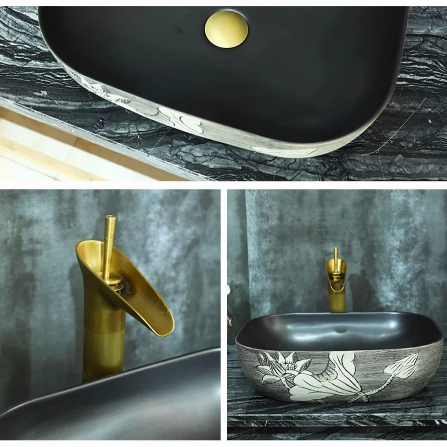 Odporna na zarysowania ceramiczna umywalka retro umywalka nablatowa toaleta chińska umywalka łazienkowa