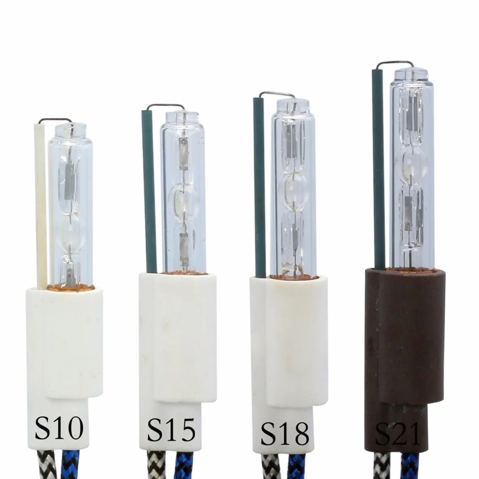 Żarówki samochodowe AC 12v 55w, S15, S18, D10, S21, 10 mm, 18 mm, 15 mm, 21 mm, 2 szt. (8000 K, biały niebieski, S15)