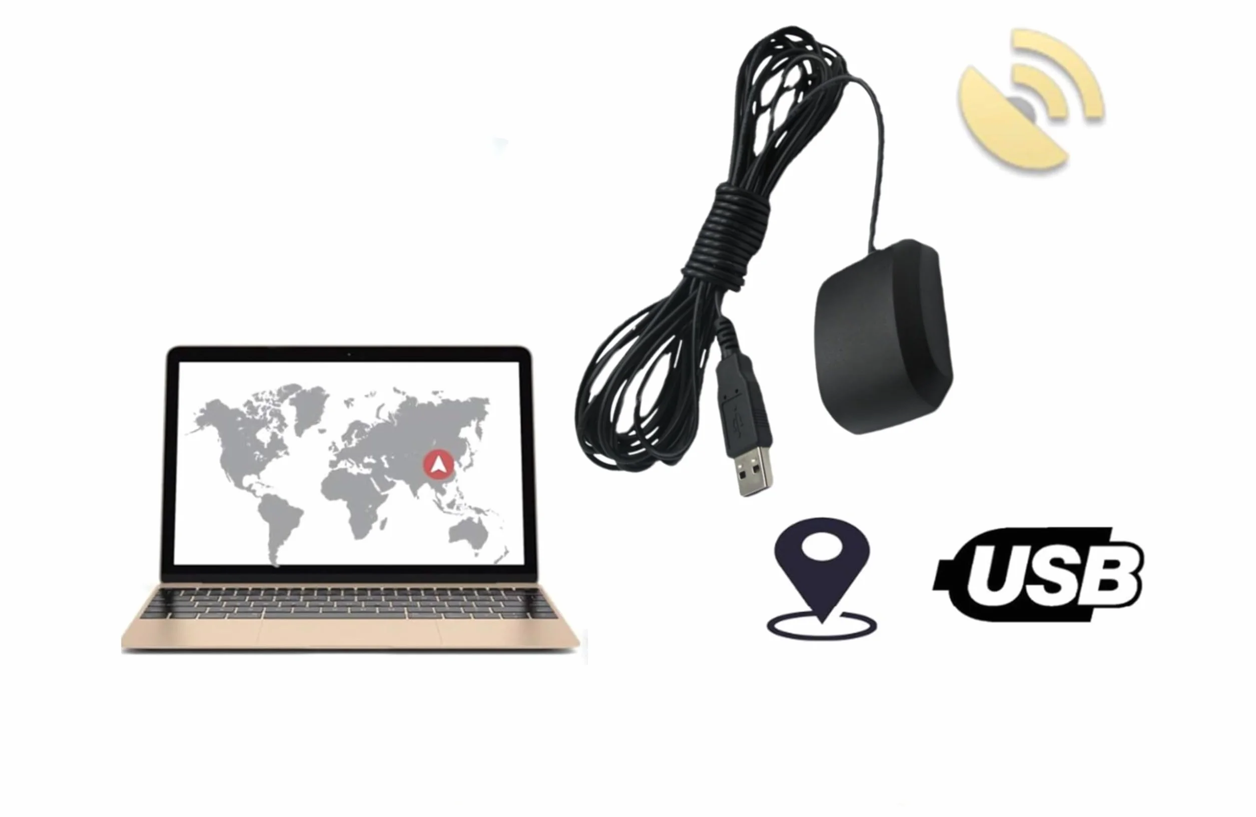 Antena USB GPS VK-162 G-Mouse | moduł nawigacji GPS | zewnętrzna antena GPS | odbiornik GPS do Raspberry Pi, Google Earth, Windows, Linux