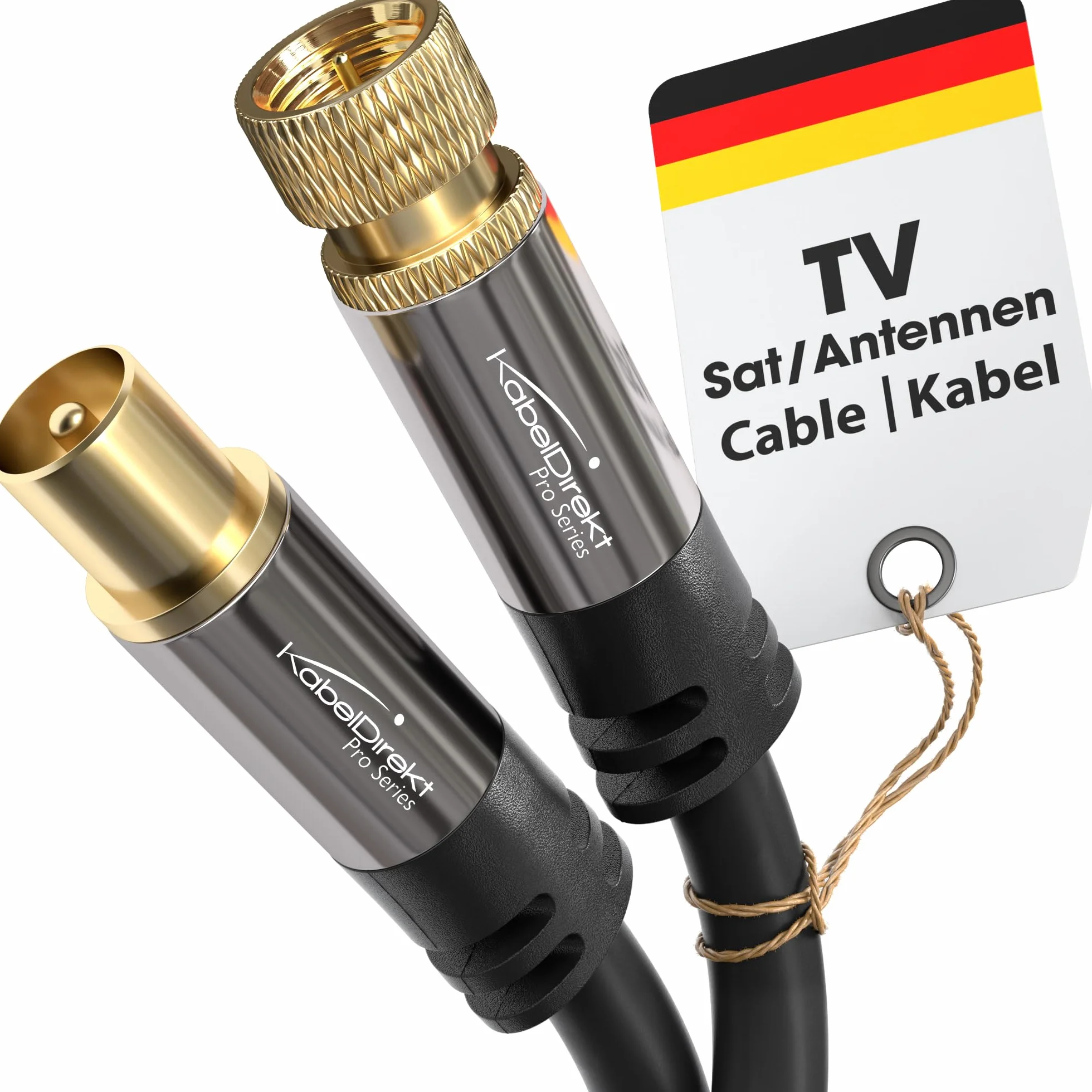 KabelDirekt PRO Series Przewód SAT/TV 5m 75 omów złącze F koncentryczny