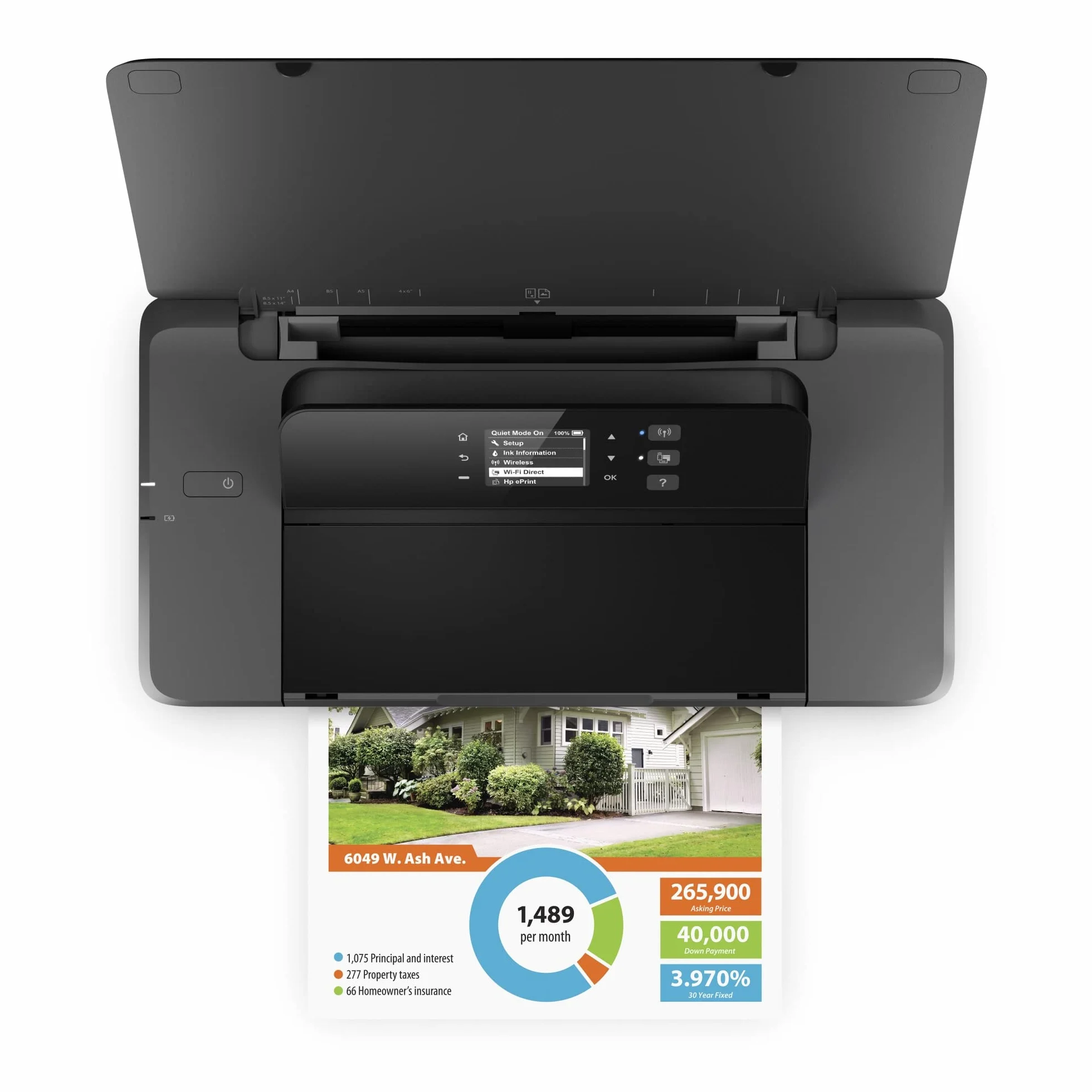 HP Officejet 200 Mobile Bezprzewodowa Drukarka Kolorowa