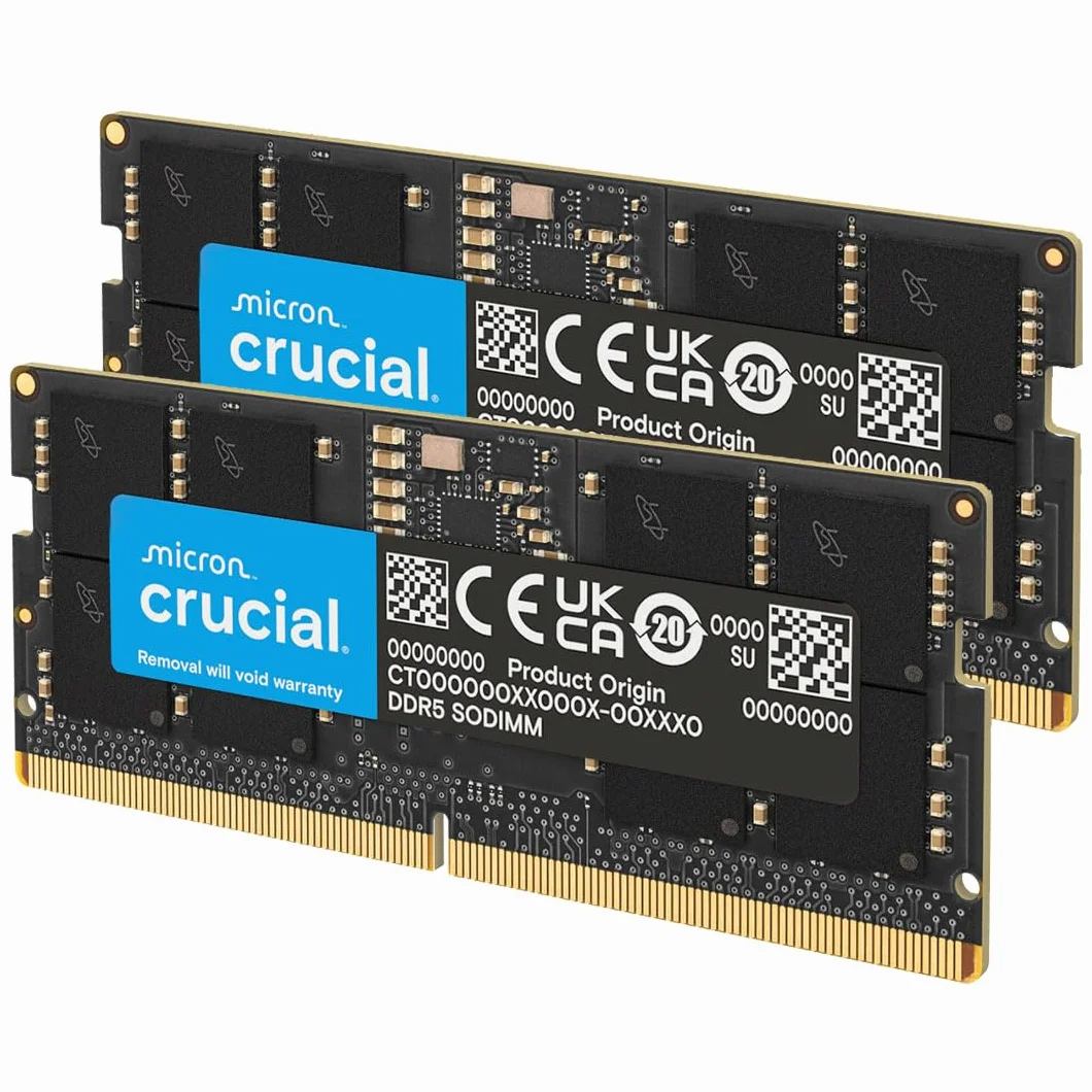 Crucial DDR5 32 GB Kit 2x16 GB SO DIMM 262 PIN