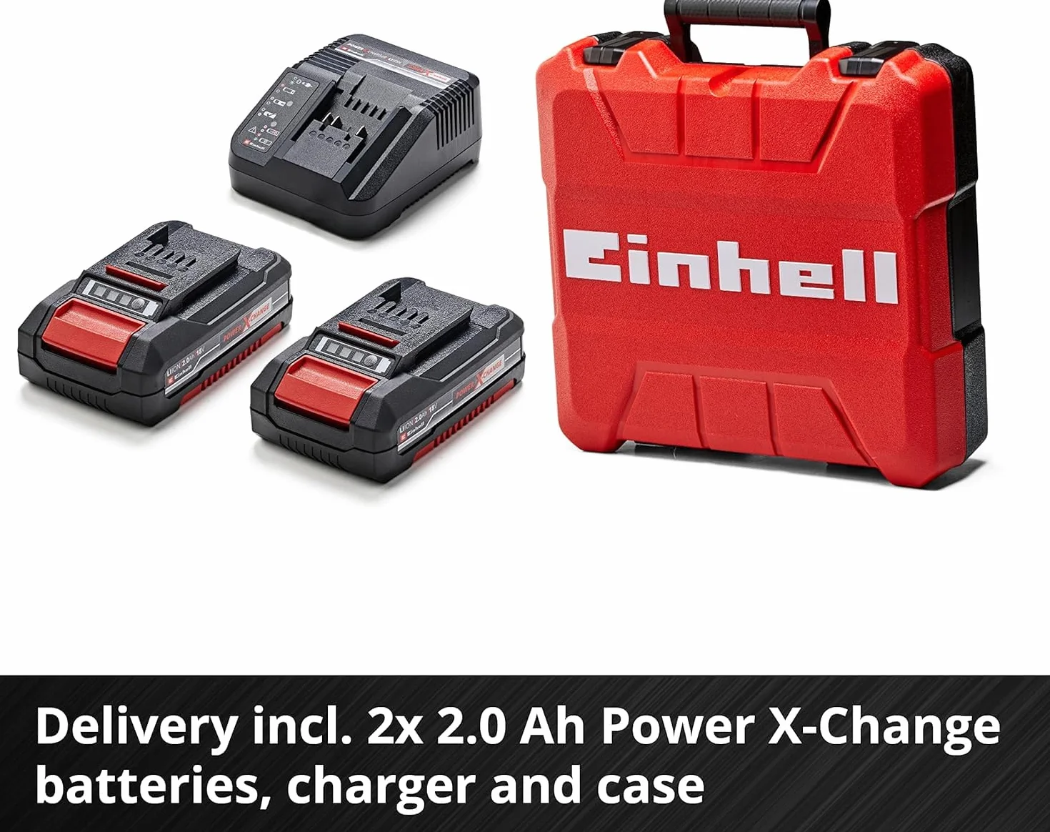 Einhell Te-Cd 18 Li-I Bl Wiertarko-Wkrętarka, Czerwony/Czarny, ‎7,8 x 2,91 x 9,25 cm; 1,5 kg