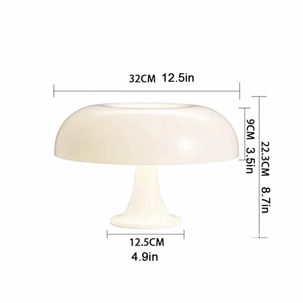 Lampa Spotaxe Champignon Orange, lampy LED, trwałe, bezpieczne i przyjazne dla środowiska, do dekoracji wnętrz, studia, sypialni, jako prezent, ciepła dioda świecąca w zestawie