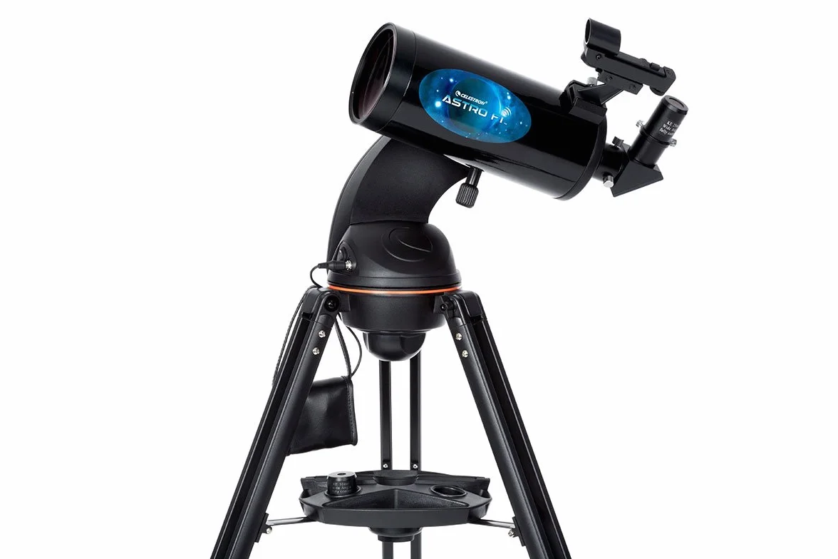Celestron 22202 Astro-Fi 102 WiFi Wireless Reflector Telescope, Black