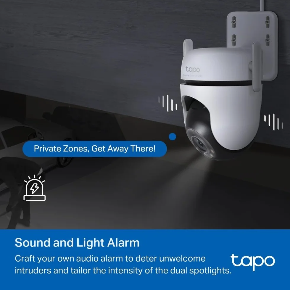 TP-Link Tapo C52A Kamera Wi-Fi 2K QHD podwójny obiektyw szeroki kąt 150° zbliżenie tryb nocny detekcja AI Alexa Google Home