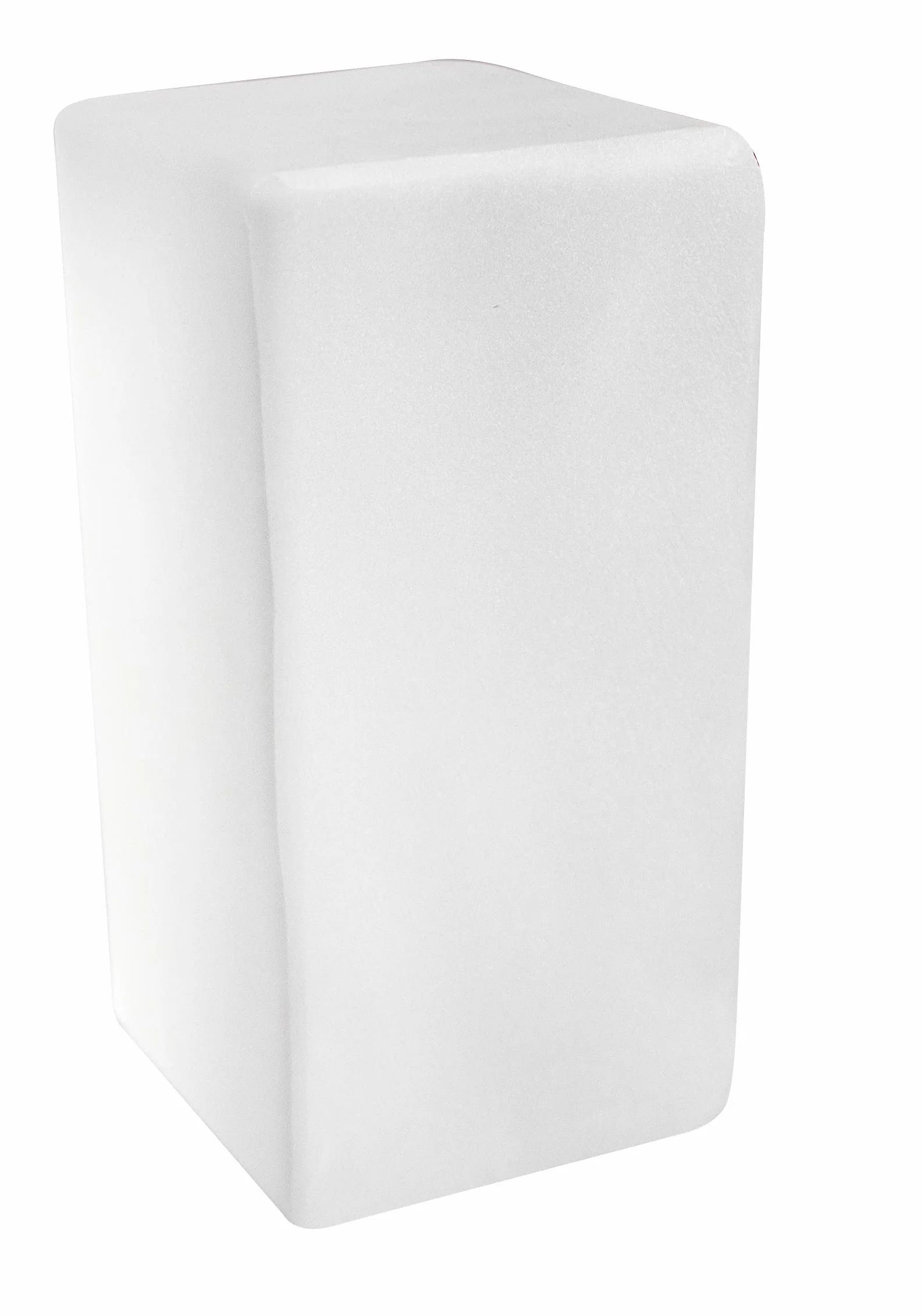 Fuchs Design Collection Crystal klasyczna 1 szt. Gładki Jedwab matowy (6 stron) Płytka szklana pustaki szklane 5x10x5 cm Pustak szklany wykonany z wysokiej jakości prawdziwego szkła