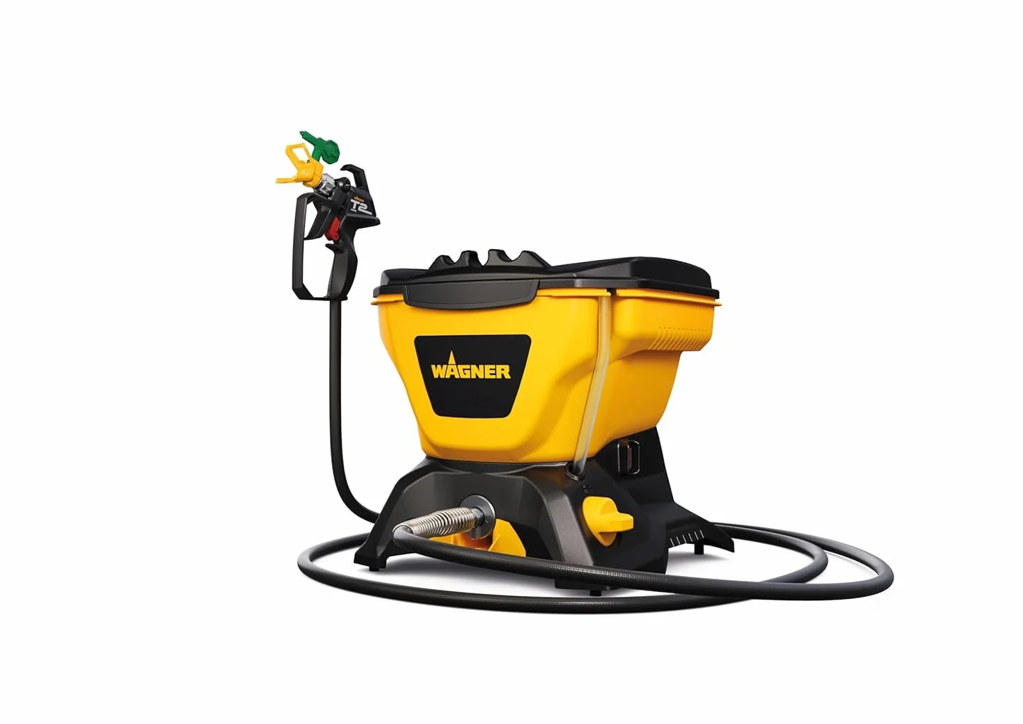 WAGNER System natryskowy Airless Control 150 M do kolor ściany, lakiery, glazura, drewna i ochrona antykorozyjna wewnątrz i na zewnątrz, 0-900ml/min, 110bar, pojemność pojemnika 5500ml, wąż 7,5m