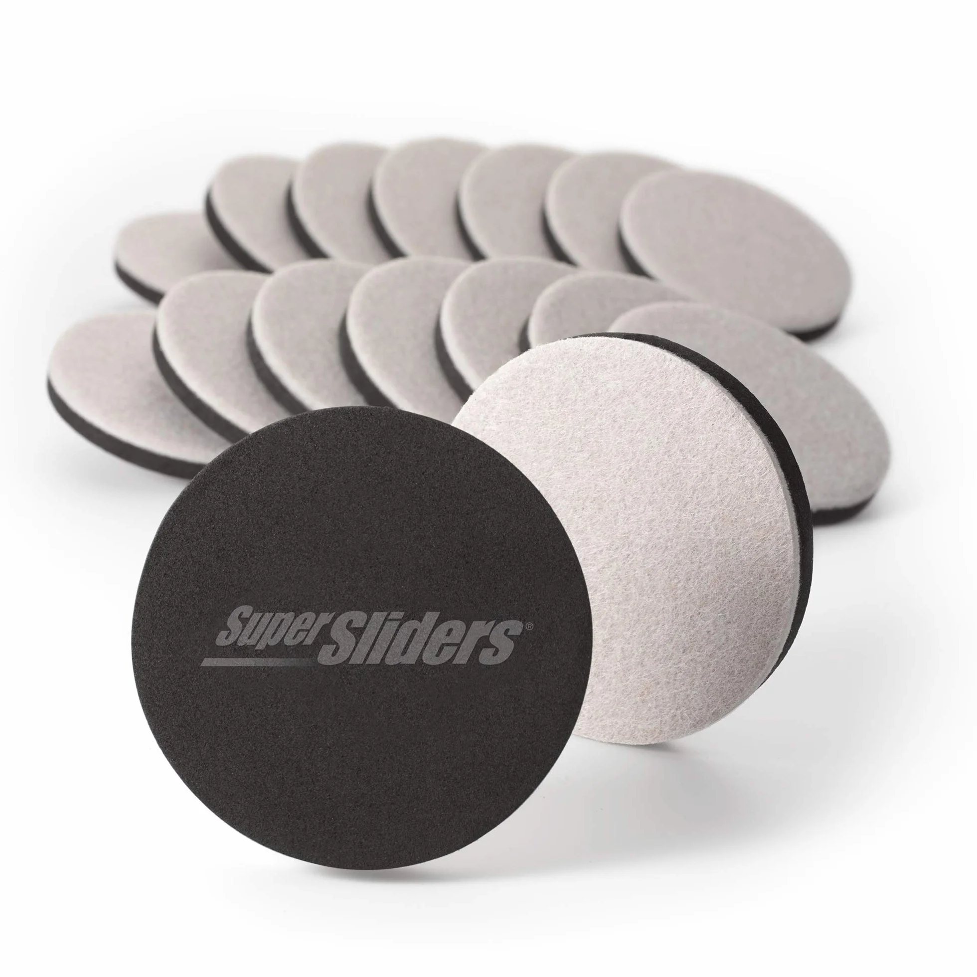 Super Sliders 4733444N Podłoga z twardego drewna wielokrotnego użytku Meble przesuwne suwaki 8,7 cm (3 1/2"), len, opakowanie ekonomiczne