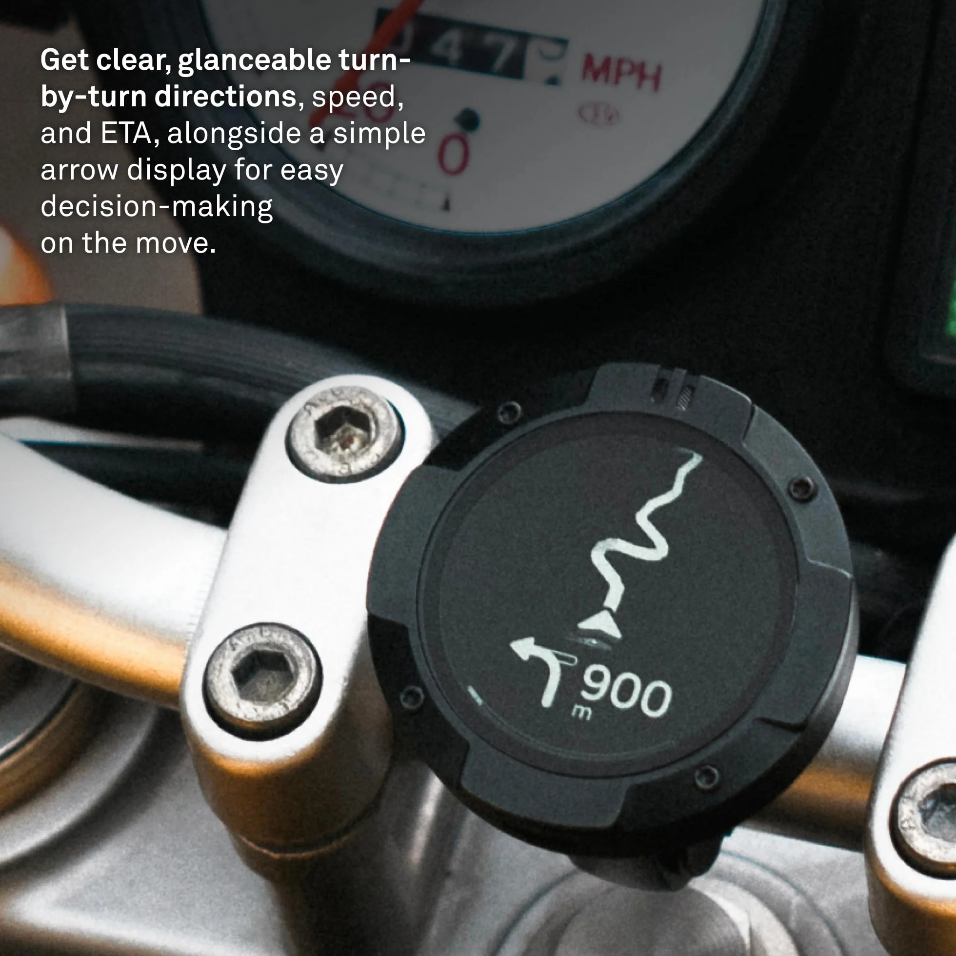 Beeline Moto II Motocyklowy tracker GPS nowej generacji, kompaktowa konstrukcja, wodoodporna konstrukcja, prosty wy?wietlacz i 14-godzinna bateria, przyjazna dla r?kawic, nawigacja satelitarna,