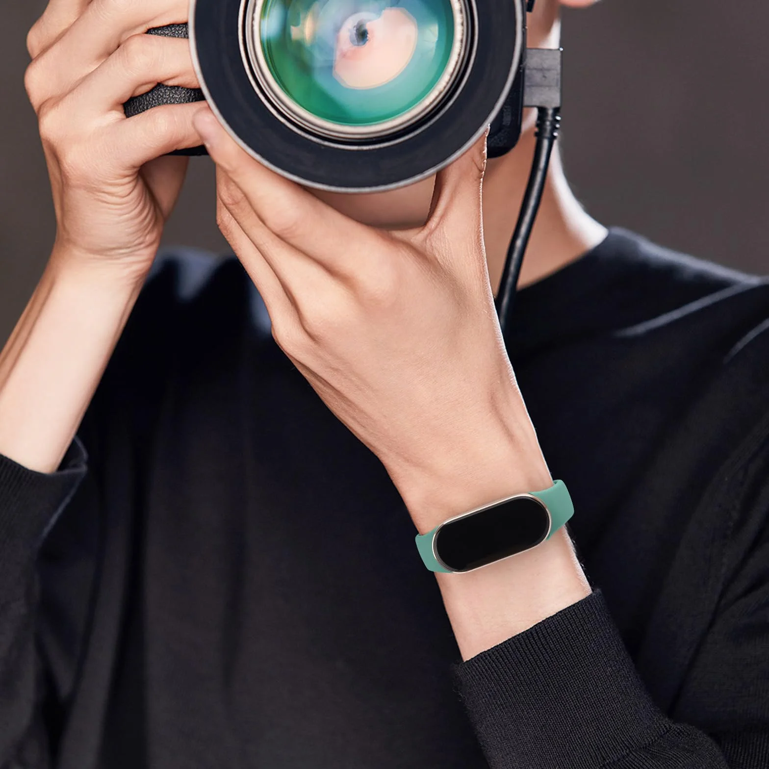 Sportowe paski do Xiaomi Mi Band 8/9, zestaw 2 sztuk, silikonowe paski zastępcze do Xiaomi Mi Band 8/9 i Xiaomi Smart Band 8 Fitness Tracker