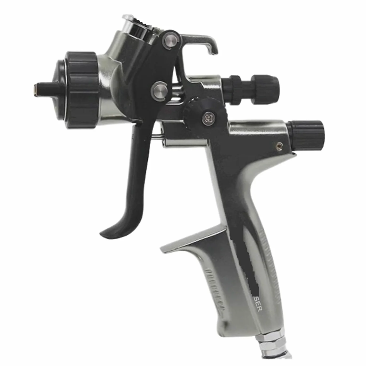 1.3/1.4mm Pistolet Natryskowy 4000B Do Malowania Farbą W Sprayu Pistolety Natryskowego Airbrush Aerograf Samochodowy Naprawa Pistoletu Wysoka Precyzja Atomizacji(Grey 1.4)