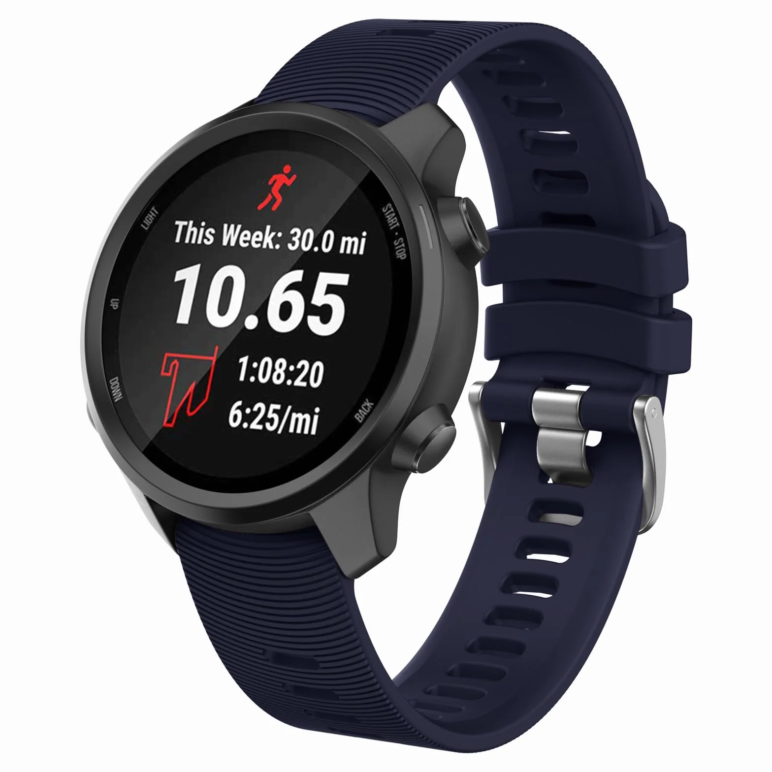 Pasek do Garmin Forerunner 245/645 Music Silikonowy 20mm