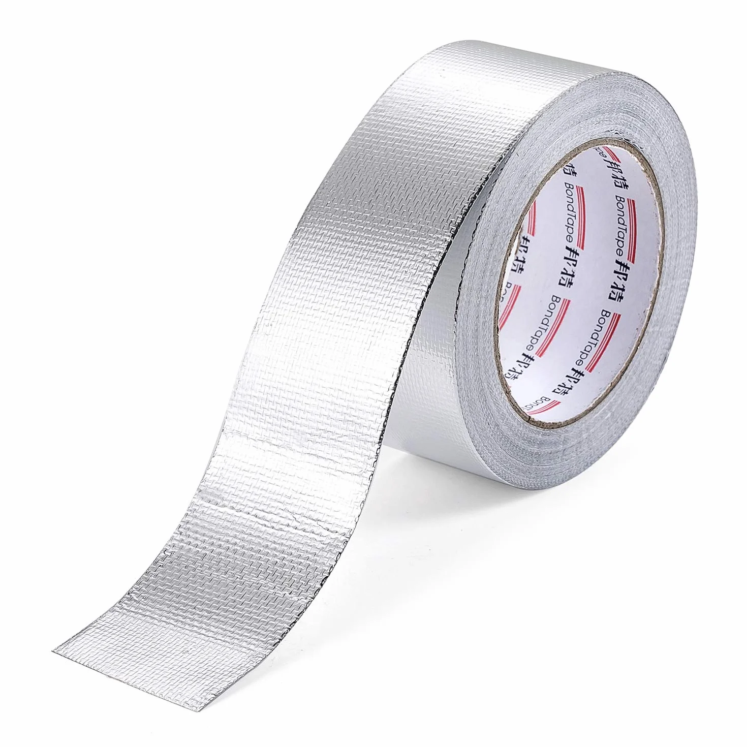 Taśma samoprzylepna, taśma aluminiowa, odporna na ciepło ochrona termiczna, odporna na rozdarcie. Szeroka taśma aluminiowa uszczelniająca z tkaniną z siatki szklanej do uszczelniania izolacji 5 cm *