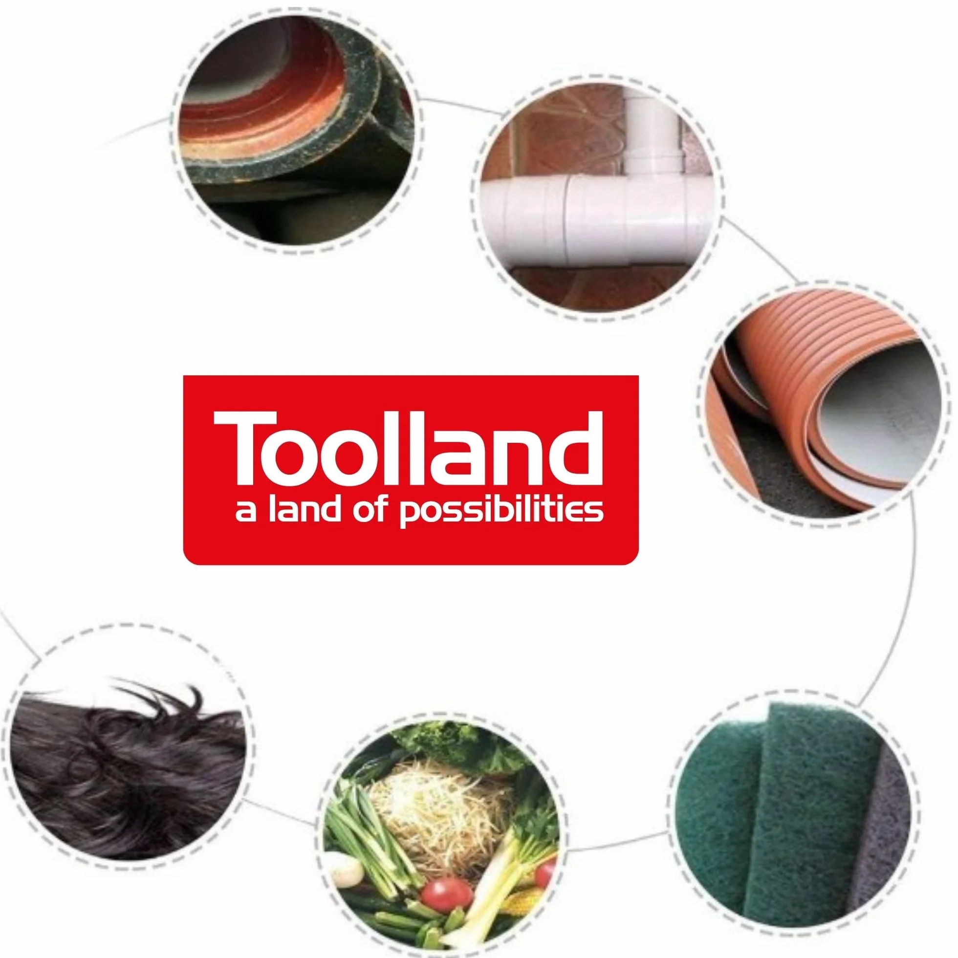 Toolland Spirala do udrażniania rur 10 metrów 7 mm, sprężyna kanalizacyjna do odpływu zlewu prysznica i wanny, elastyczna spirala do czyszczenia rur z uchwytem, bez środków chemicznych