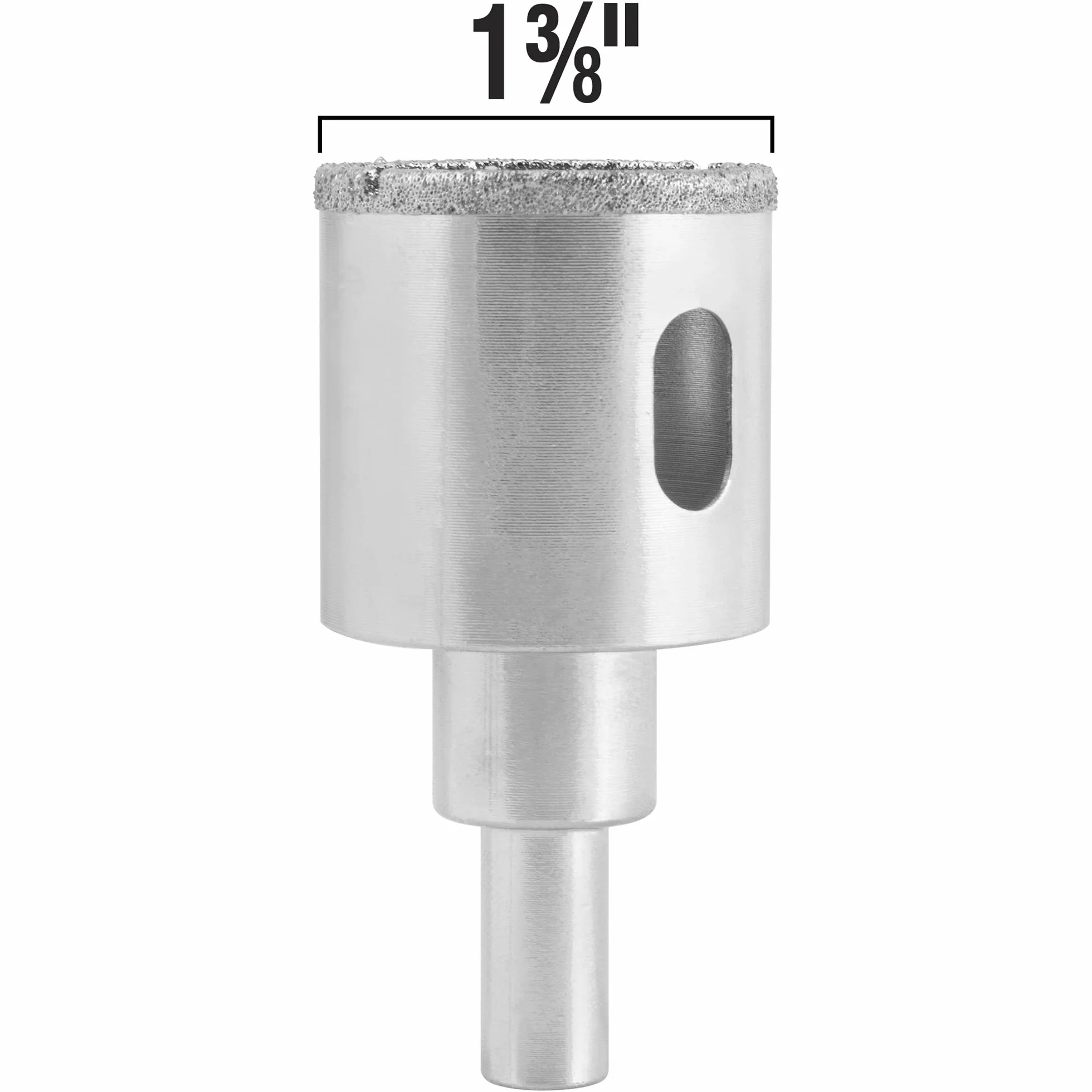 QEP Otwornica diamentowa 1-3/20.3 cm, z systemem dostarczania wody, srebrna