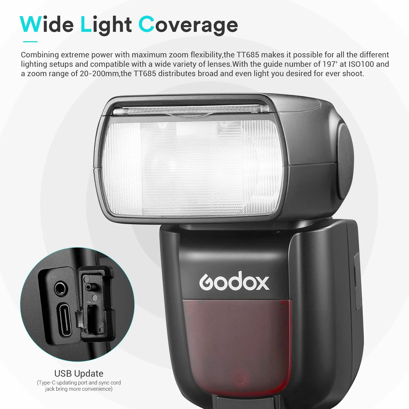 GODOX TT685II-S TT685SII Speedlite dla Sony, HSS 1/8000s GN60 2.4G bezprzewodowa transmisja TTL kamera błyskowa stroboskopowa kompatybilna z kamerą Sony