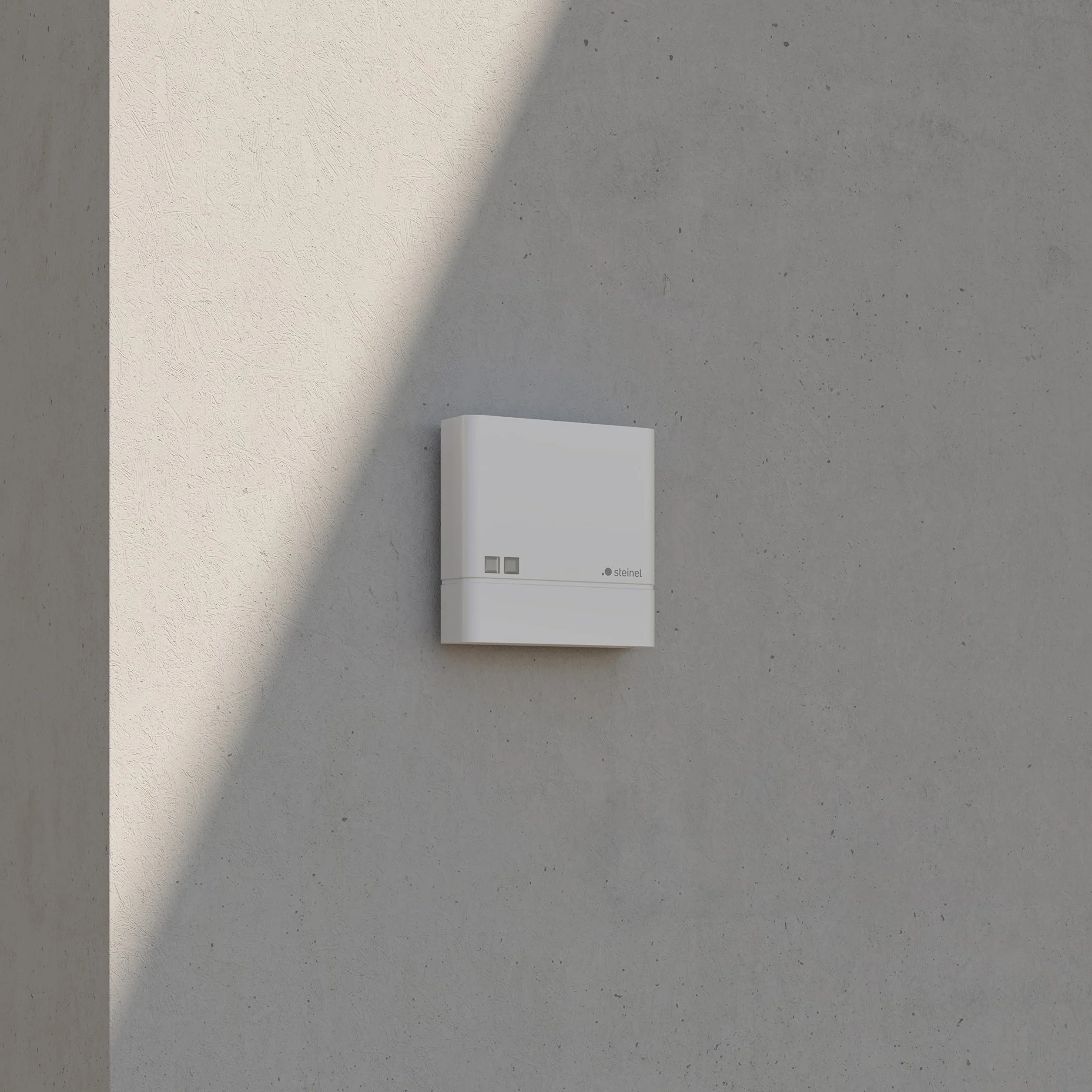 Steinel 066147 Twilight Sensor NightmatIQ White, Zewnętrzny Wyłącznik Zmierzchowy, Czujnik Światła do Oświetlenia Zewnętrznego