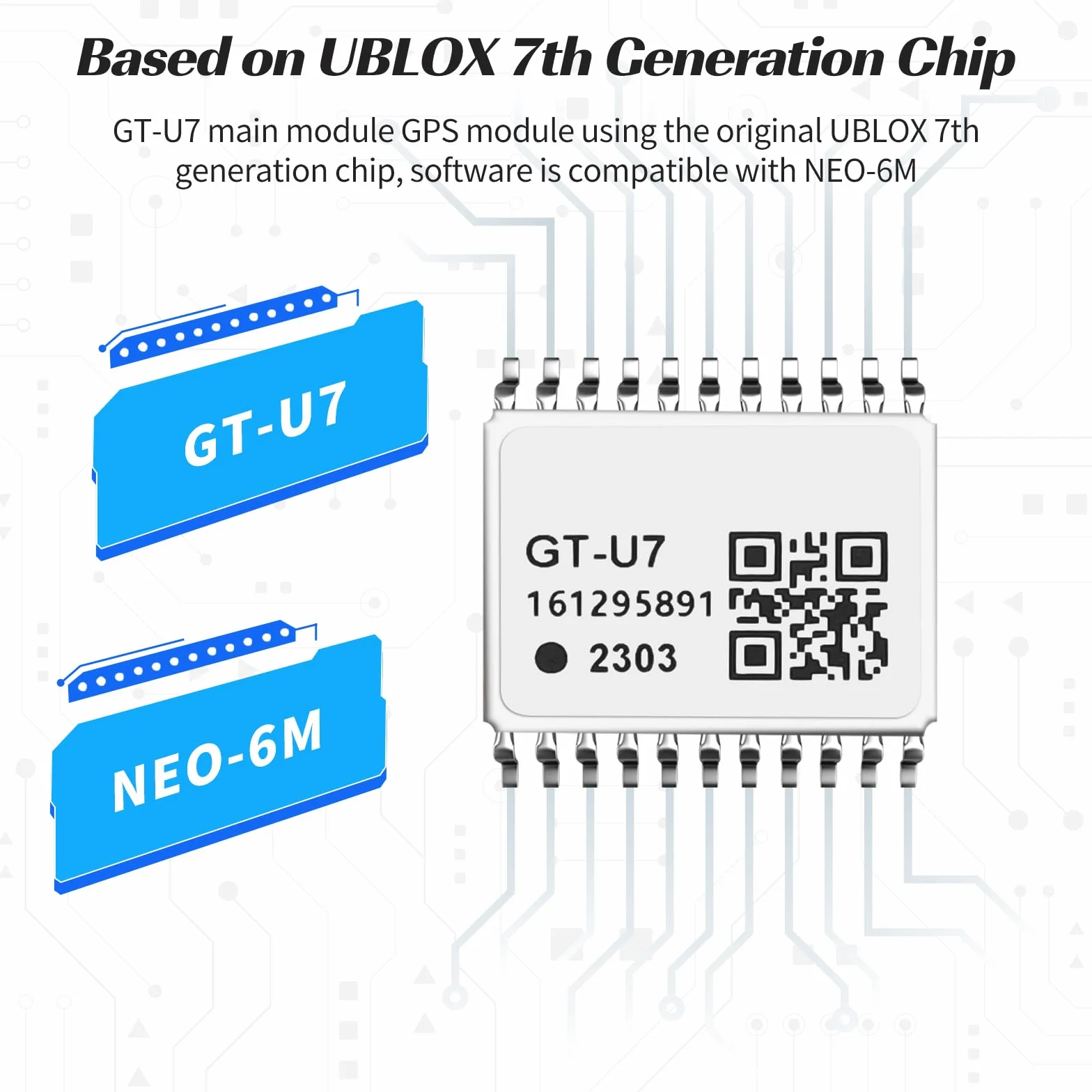 Seamuing Moduł GPS NEO-6M Mały Odbiornik GPS Niska Moc Wysoka Czułość Antena IPEX dla Arduino STM32 UNO R3