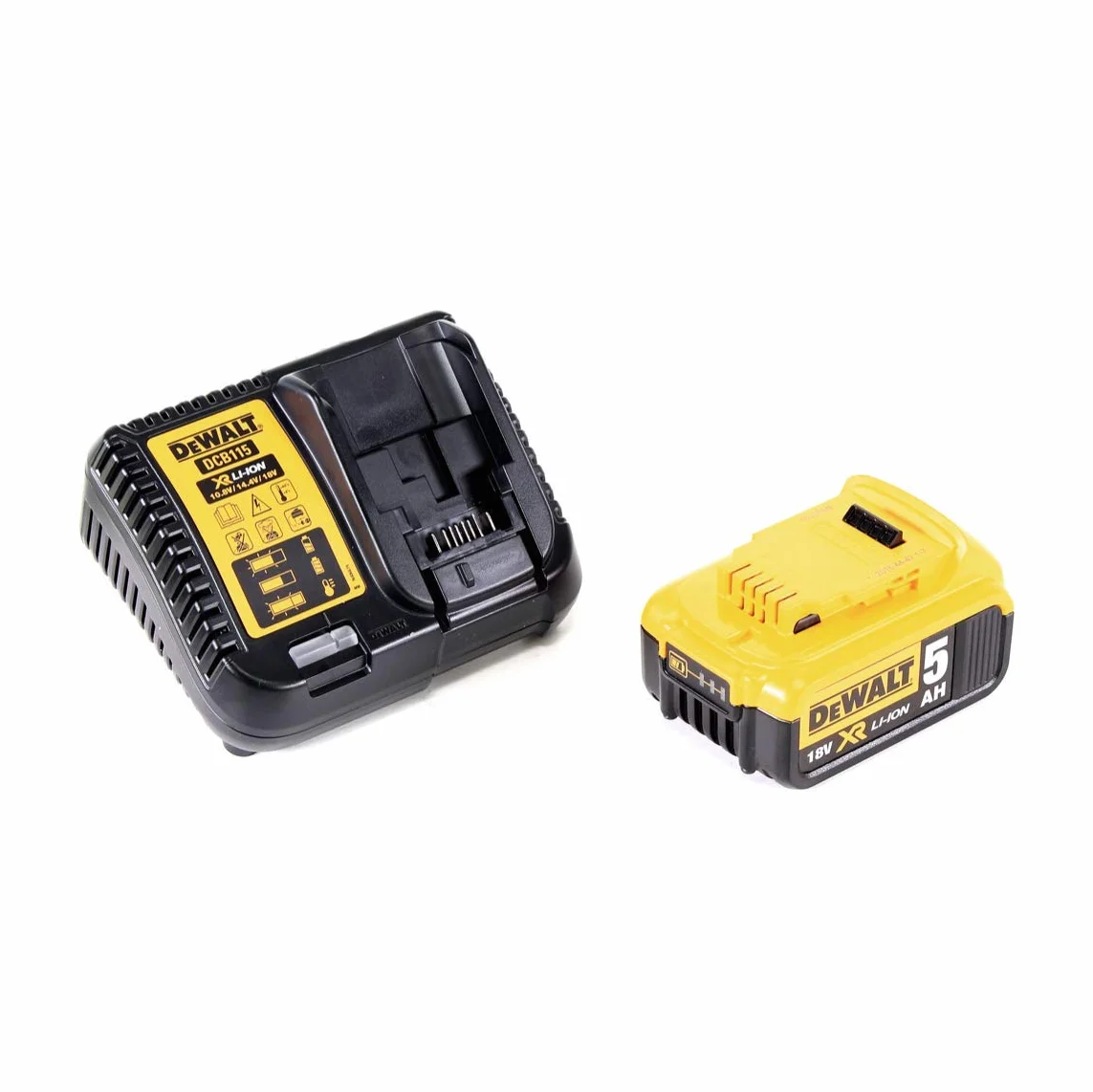 DeWalt DCS 335 P1 Bezprzewodowa wyrzynarka 18 V + 1 bateria 5,0 Ah + 1 szybka ładowarka w TSTAK