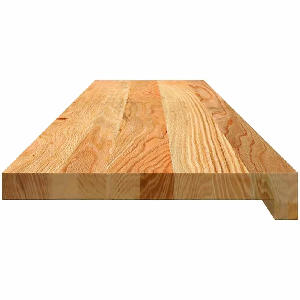 Générique Stopnie schodowe 2 szt. Jasnobrązowy 110x25x2 cm z litego dębu, stopnie z naturalnego drewna na schody i parapet
