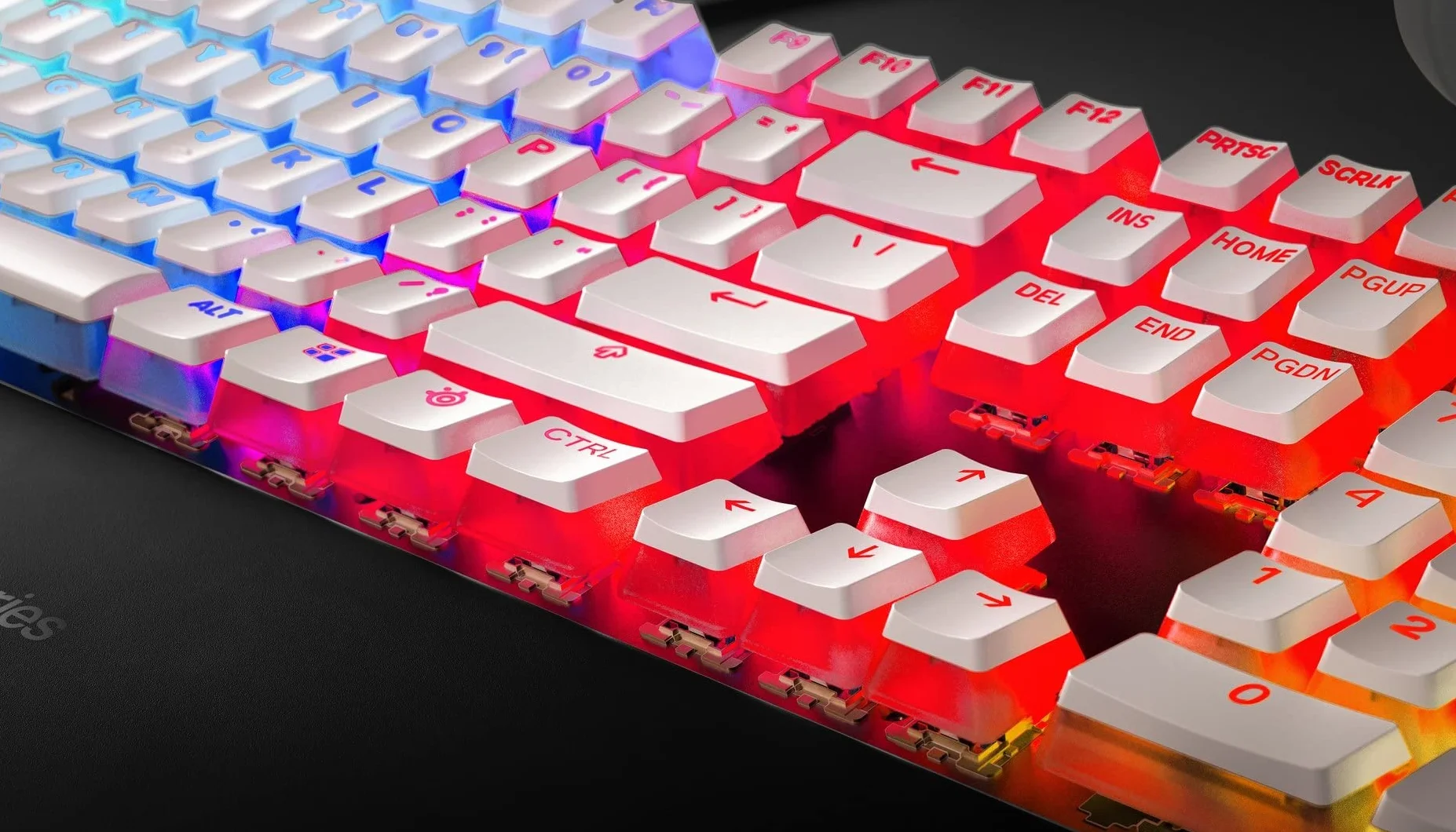 Steelseries Prismcaps 60203 Nakładki na Klawisze, Biały, 104 klawisze