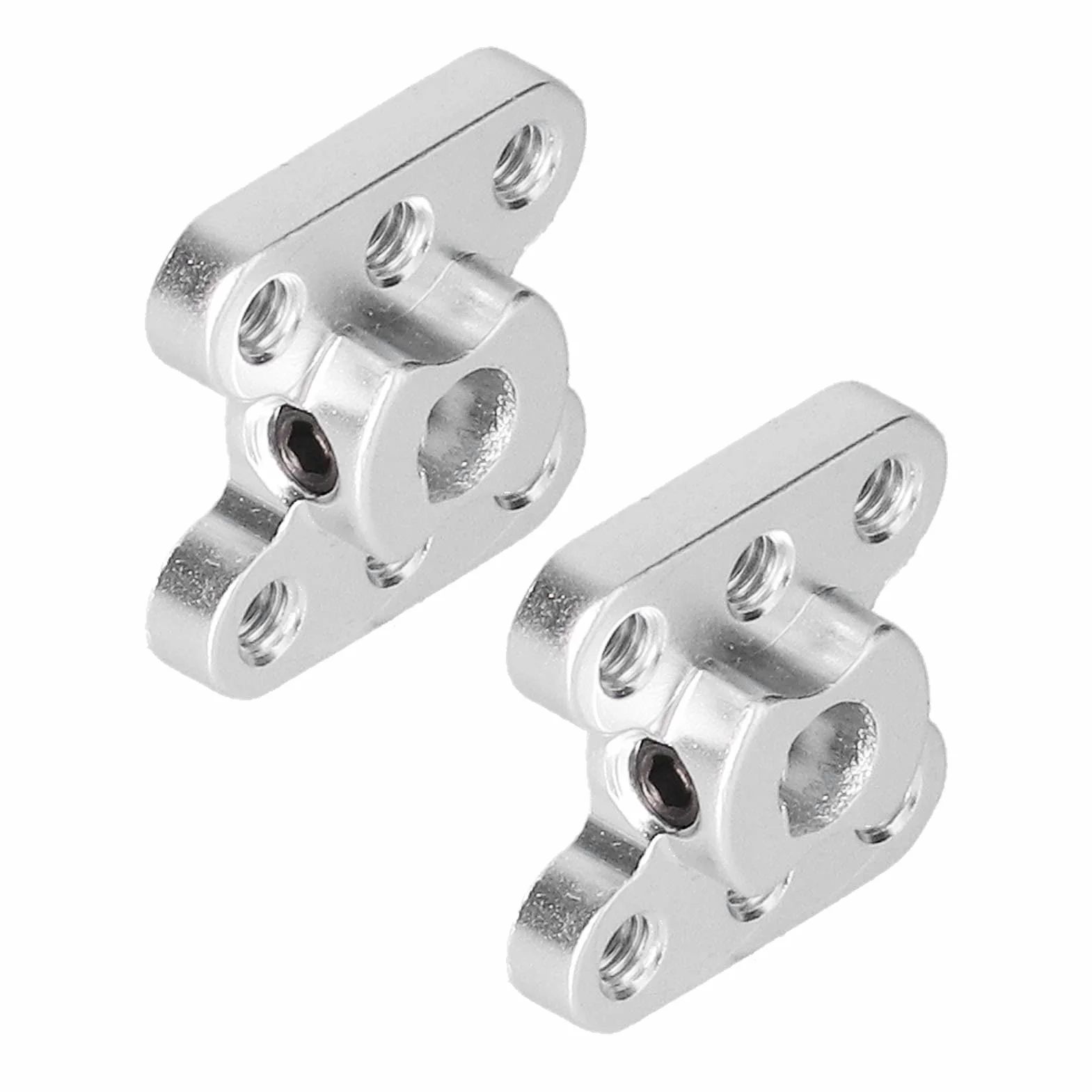 2 Sztuk Sprzęgło Kołnierzowe ze Stopu Aluminium 6mm D Otwór Lekki Sprzęgło Kołnierzowe Złącze łożyska Złączki Złącze Silnika