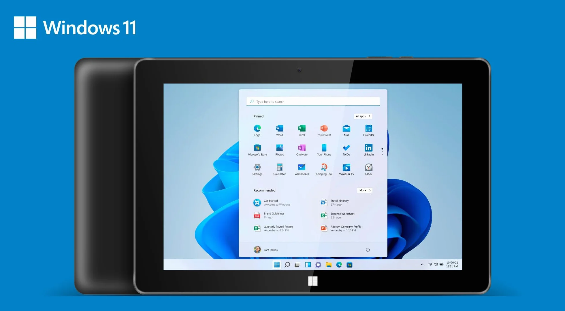 Krüger&Matz Tablet 2in1 EDGE 1089 Przekątna 10,1" HDMI 8/256 GB Windows 11 Pro Klawiatura KM1089.1