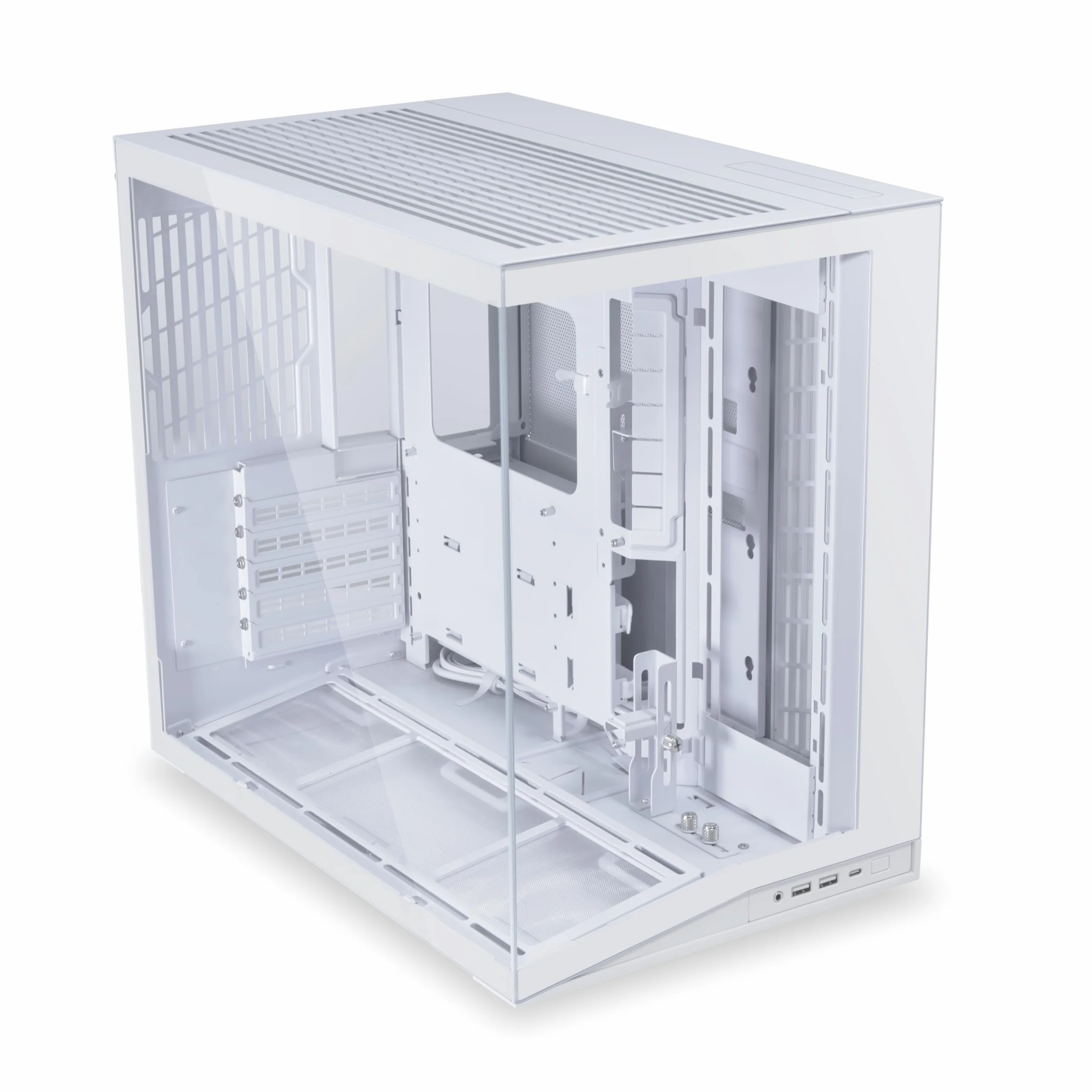 Lian Li O11 Dynamic Mini V2 PC-Gehäuse, Mini-Tower, ATX, Tempered Glass, weiß
