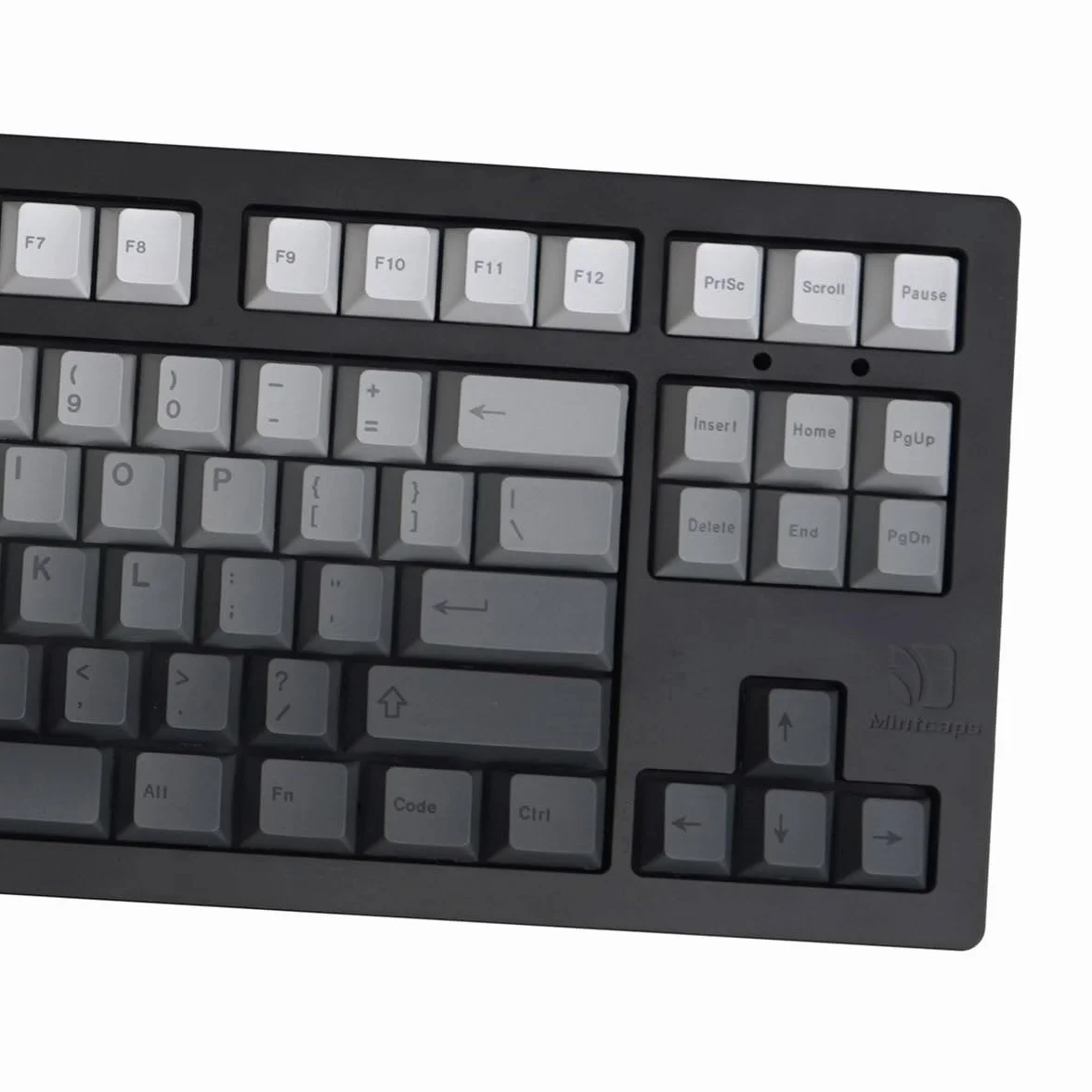 Gradient szare nasadki klawiszy Cherry Profile Dye Sub PBT zestaw 125 klawiszy do 61/87/104/108 Cherry MX klawiatura mechaniczna