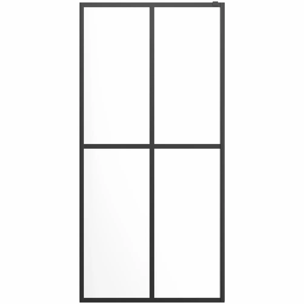 Fengshui Ścianka prysznicowa Walk-in prysznic 140 x 195 cm szkło przezroczyste | Szkło bezpieczne 5 mm, aluminiowa rama, regulowany profil, łatwe czyszczenie