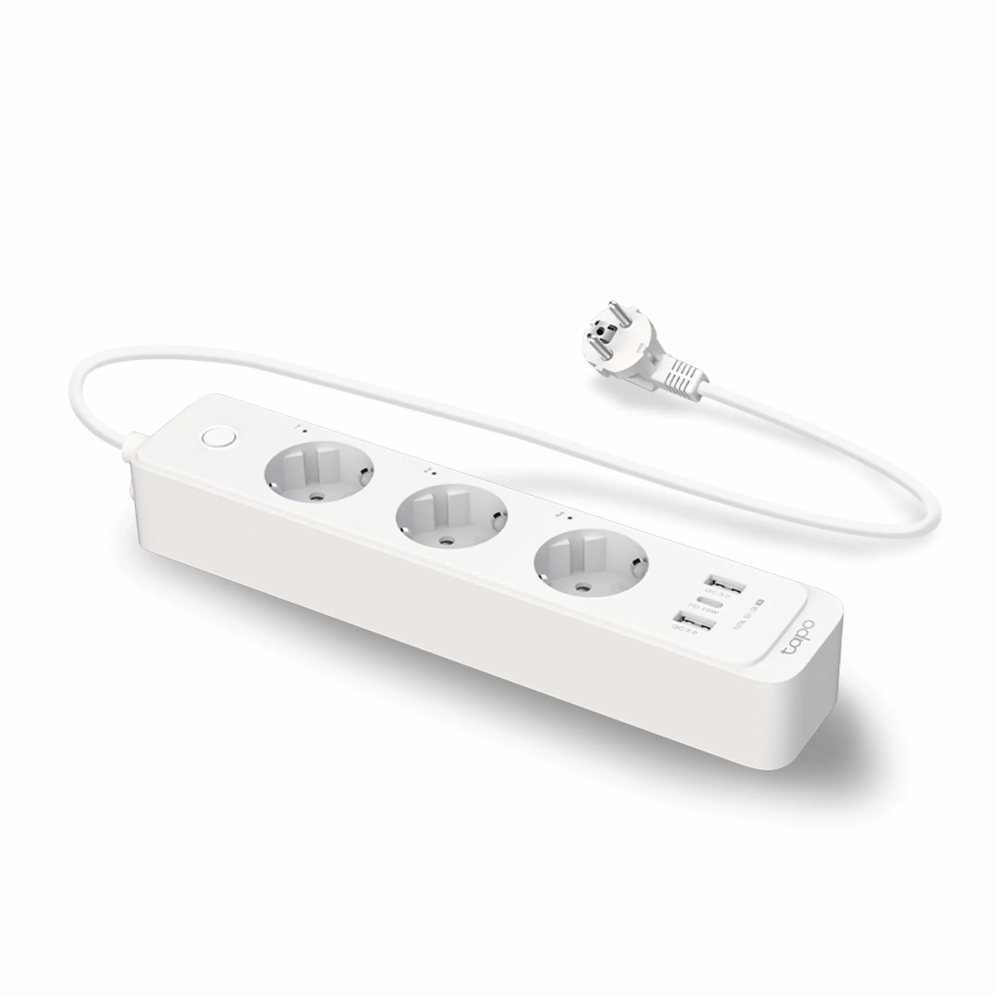 TP-Link Tapo P300 Inteligentna listwa zasilająca Wi-Fi 3 gniazdka 3 porty USB monitorowanie energii Alexa Google Home