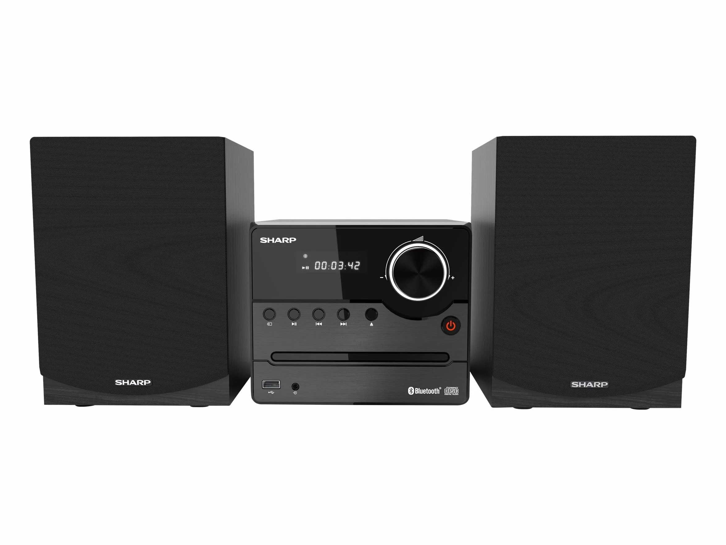 Sharp XL-B512(BK) Kompaktowy Zestaw Stereo Czarny