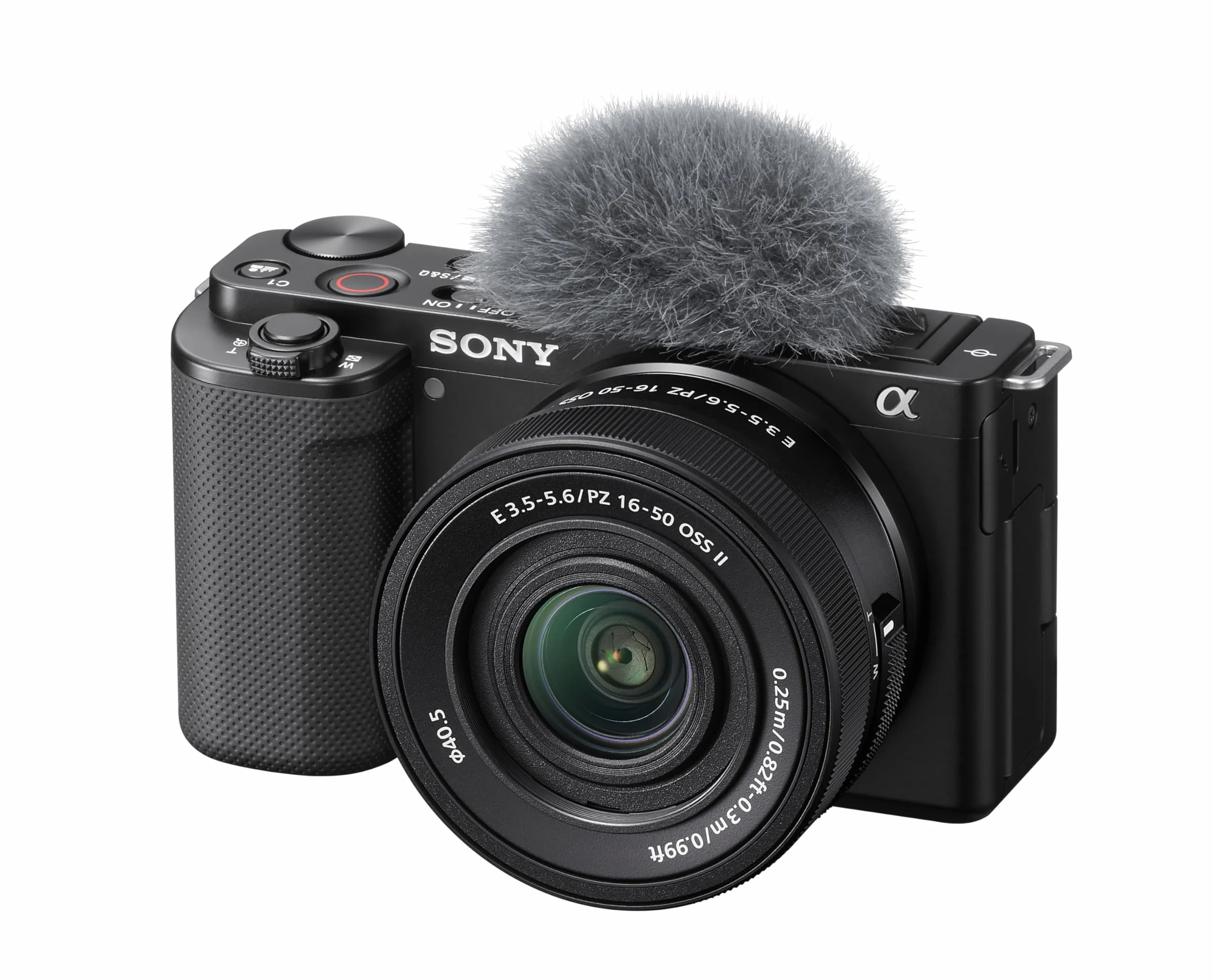 Sony ZV-E10K bezlusterkowiec APS-C z obiektywem 16–50 mm II, wideo 4K, AF na oko w czasie rzeczywistym, odchylany ekran — idealny aparat do vlogowania i tworzenia treści