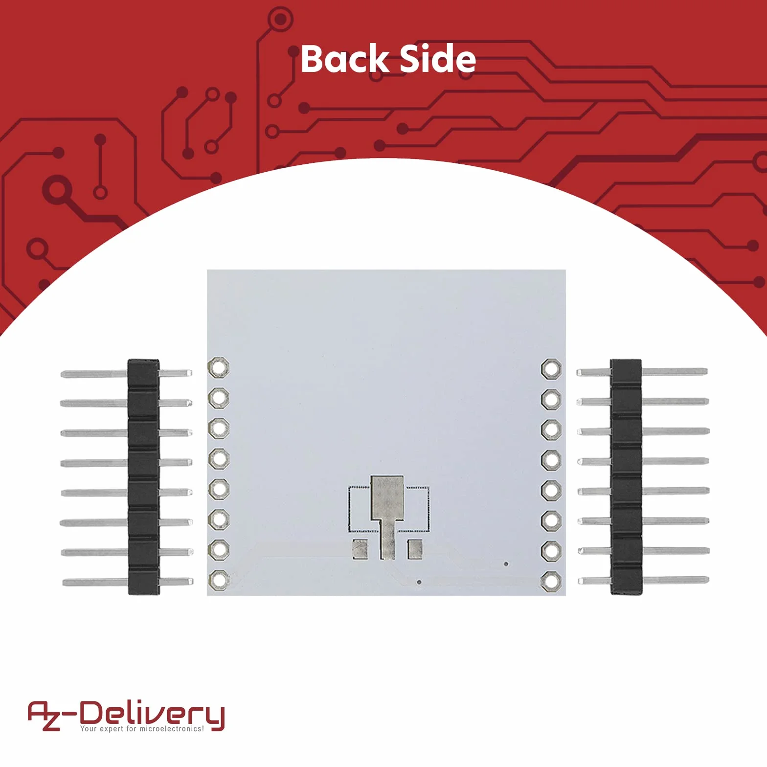 AZDelivery Adapter Board Plate dla ESP8266 ESP8266-12E, ESP-07, ESP-08 WLAN