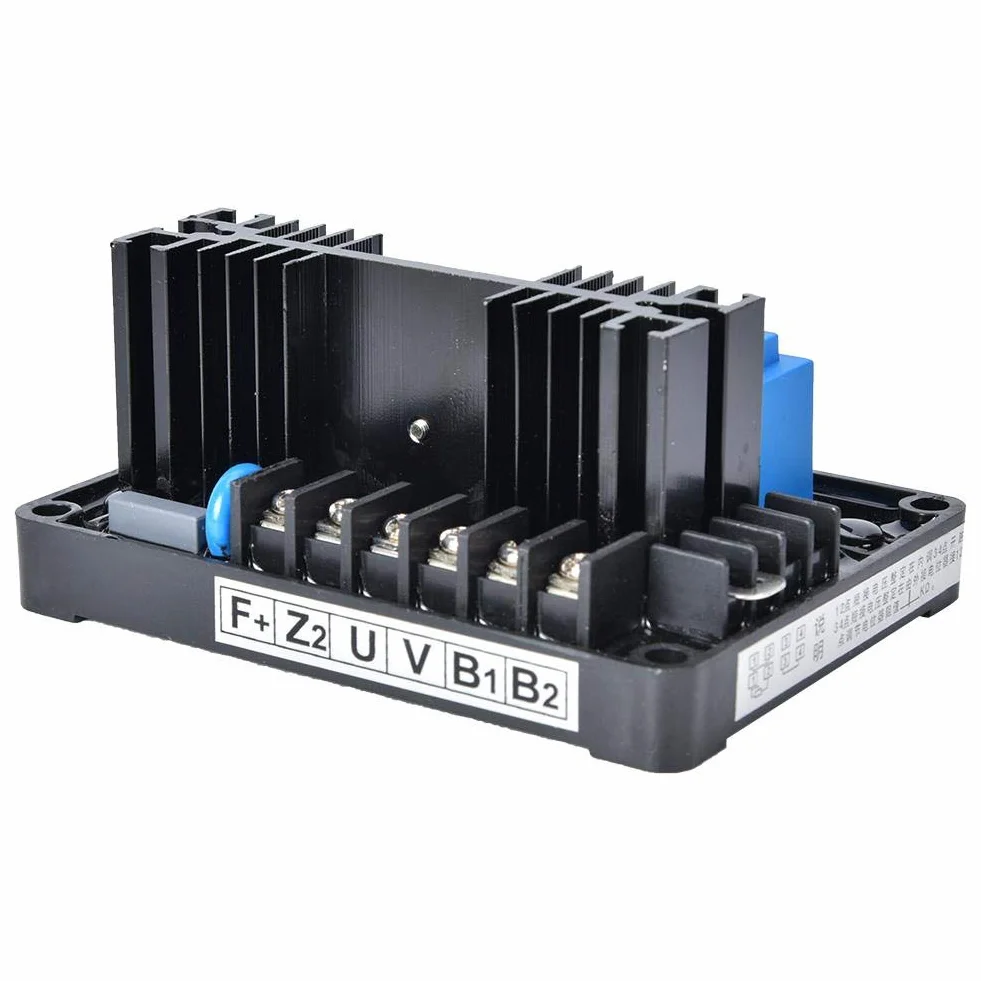 Regulator napięcia, automatyczny regulator napięcia AVR 15A GB-120 380/400 VAC do 3-fazowego generatora szczotek węglowych ze schematem połączeń