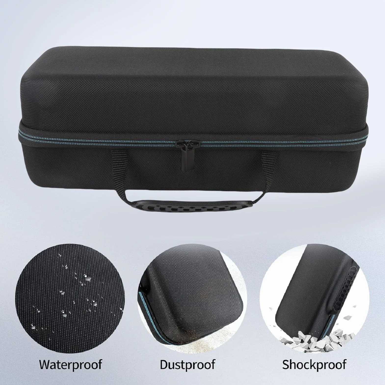 Etui Podróżne na Projektor, Twarda Torba Ochronna EVA z Aksamitnym Wnętrzem do Projektora Nebula Capsule 3 HY300 Series 1080p Akcesoria do Przechowywania