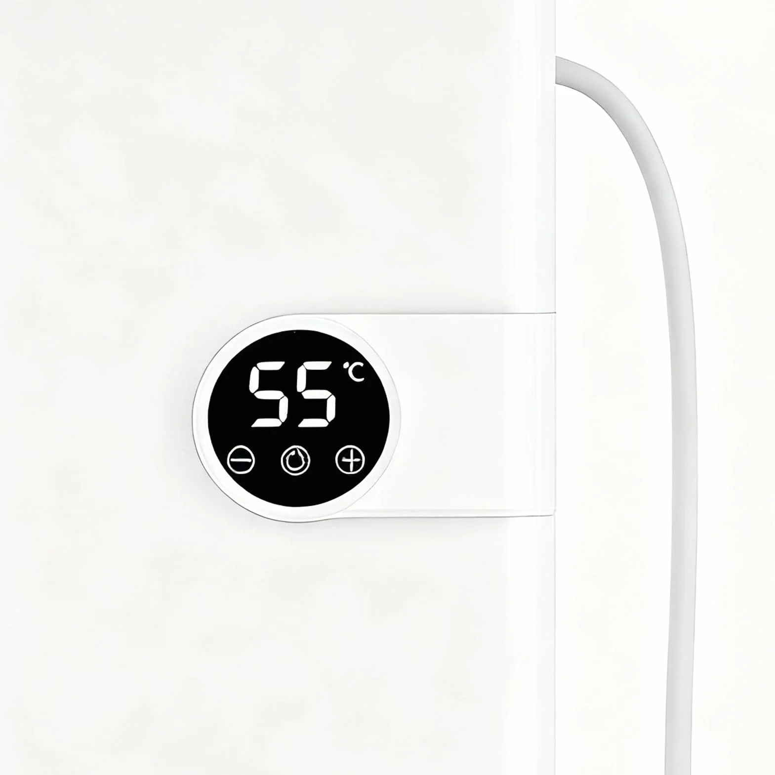 Smart Heat Shower – natychmiastowy podgrzewacz wody do łazienki | ABS / stal nierdzewna z dotykowym sterowaniem LED, konstrukcja bez zbiornika, regulowana temperatura, kompaktowy podgrzewacz do
